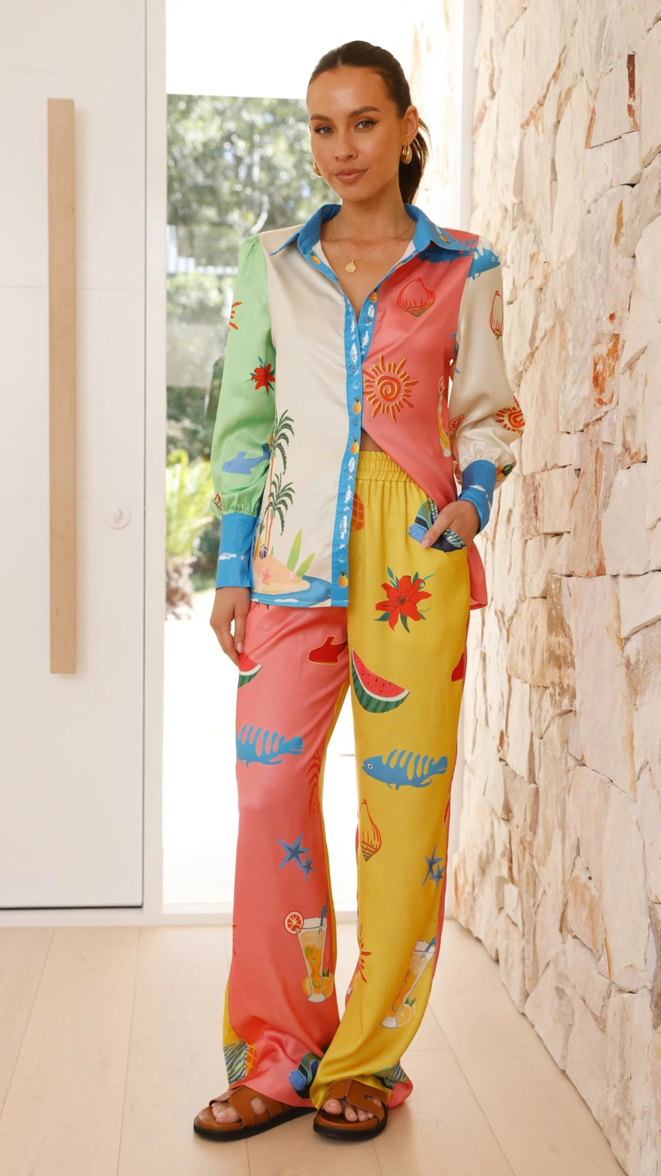 Sicily Long Sleeve Top - Splice