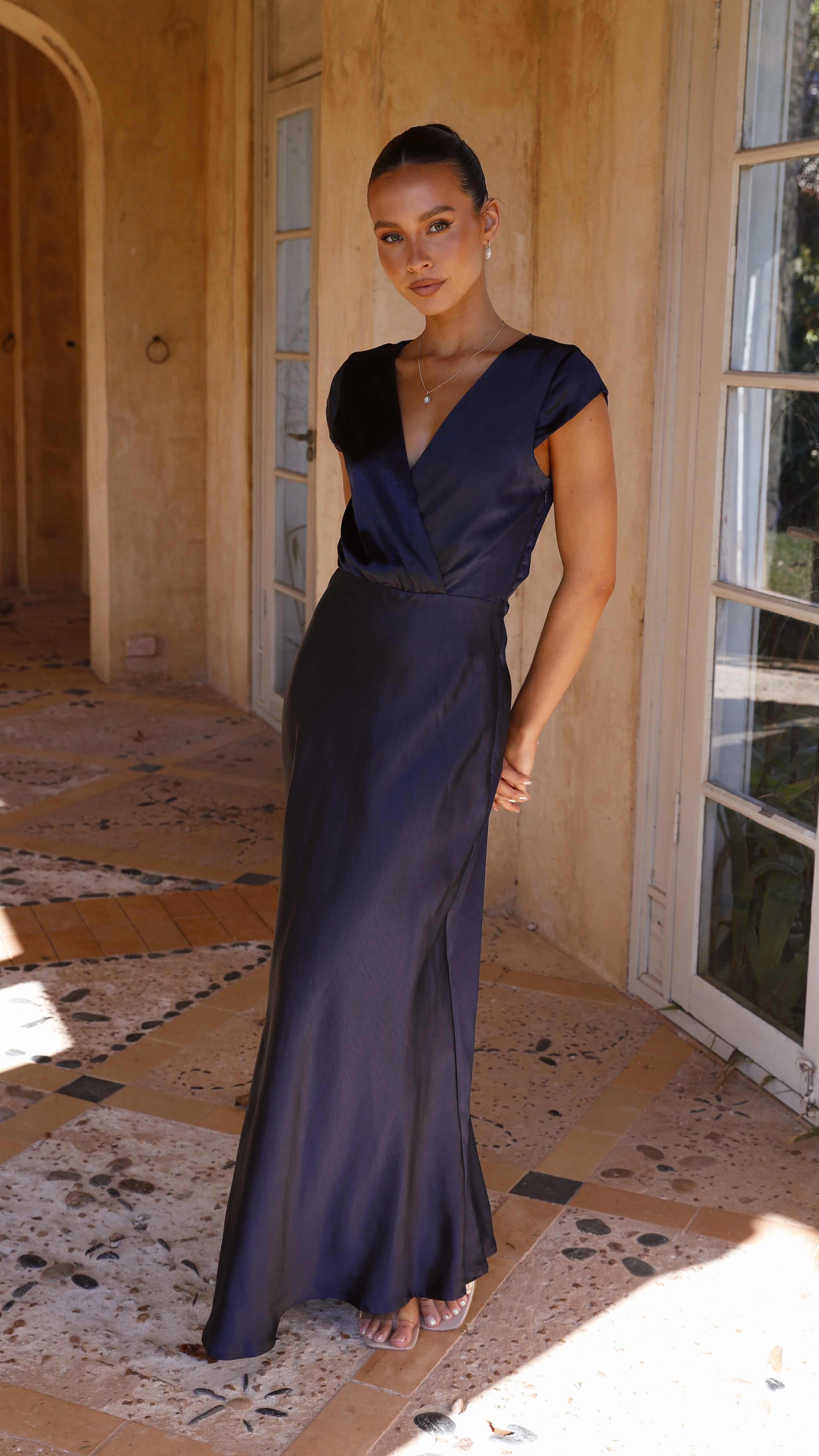 Selma Maxi Dress - Navy