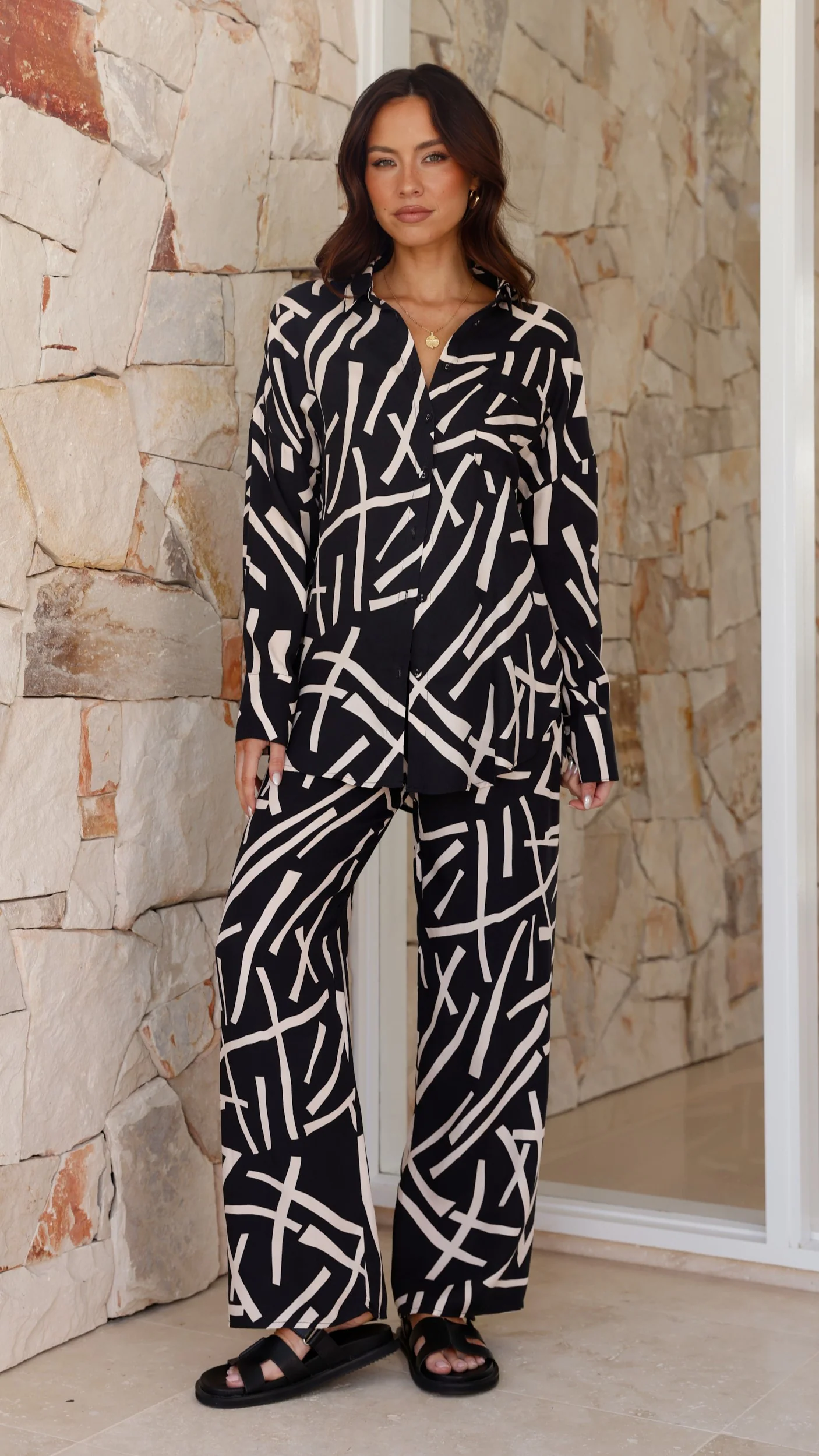 Montana Pants - Monique Print