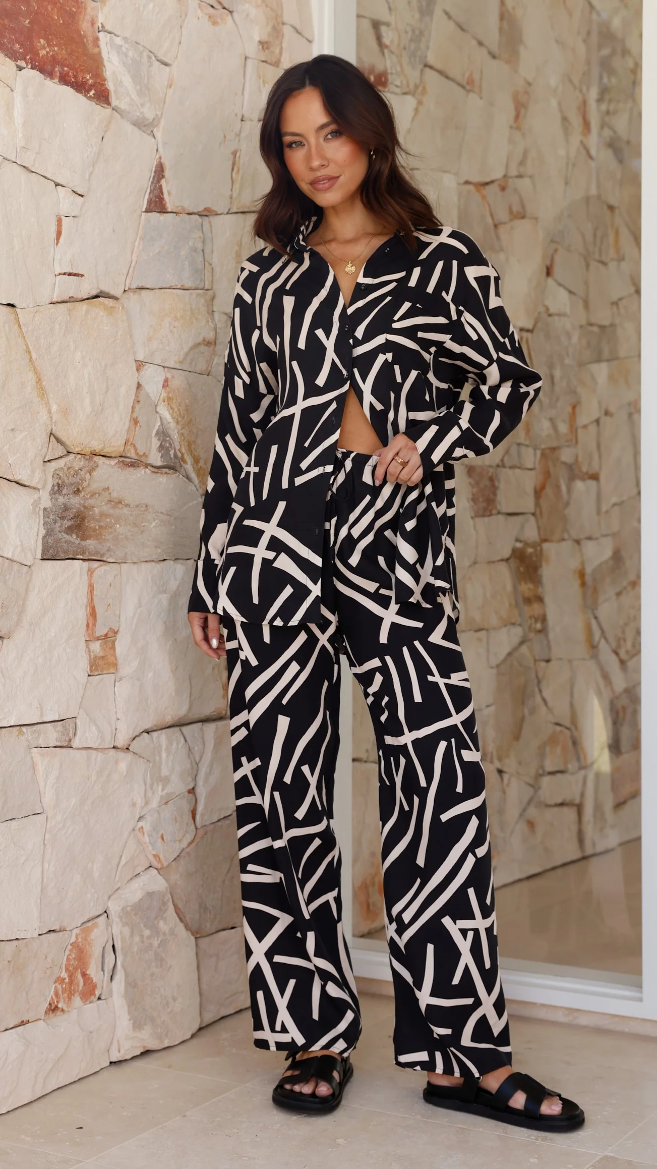 Montana Pants - Monique Print