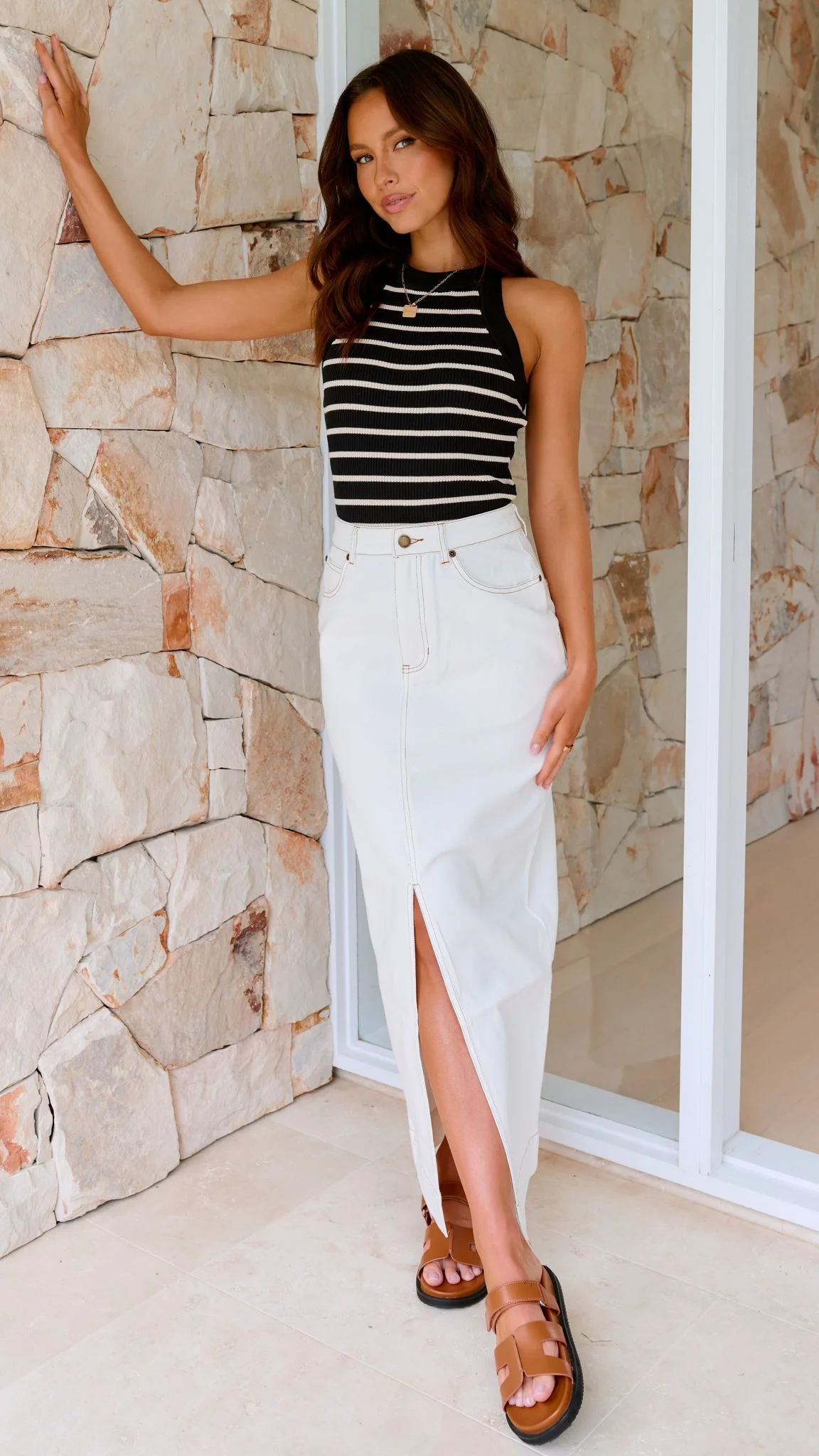 Zuri Top - Black/Cream