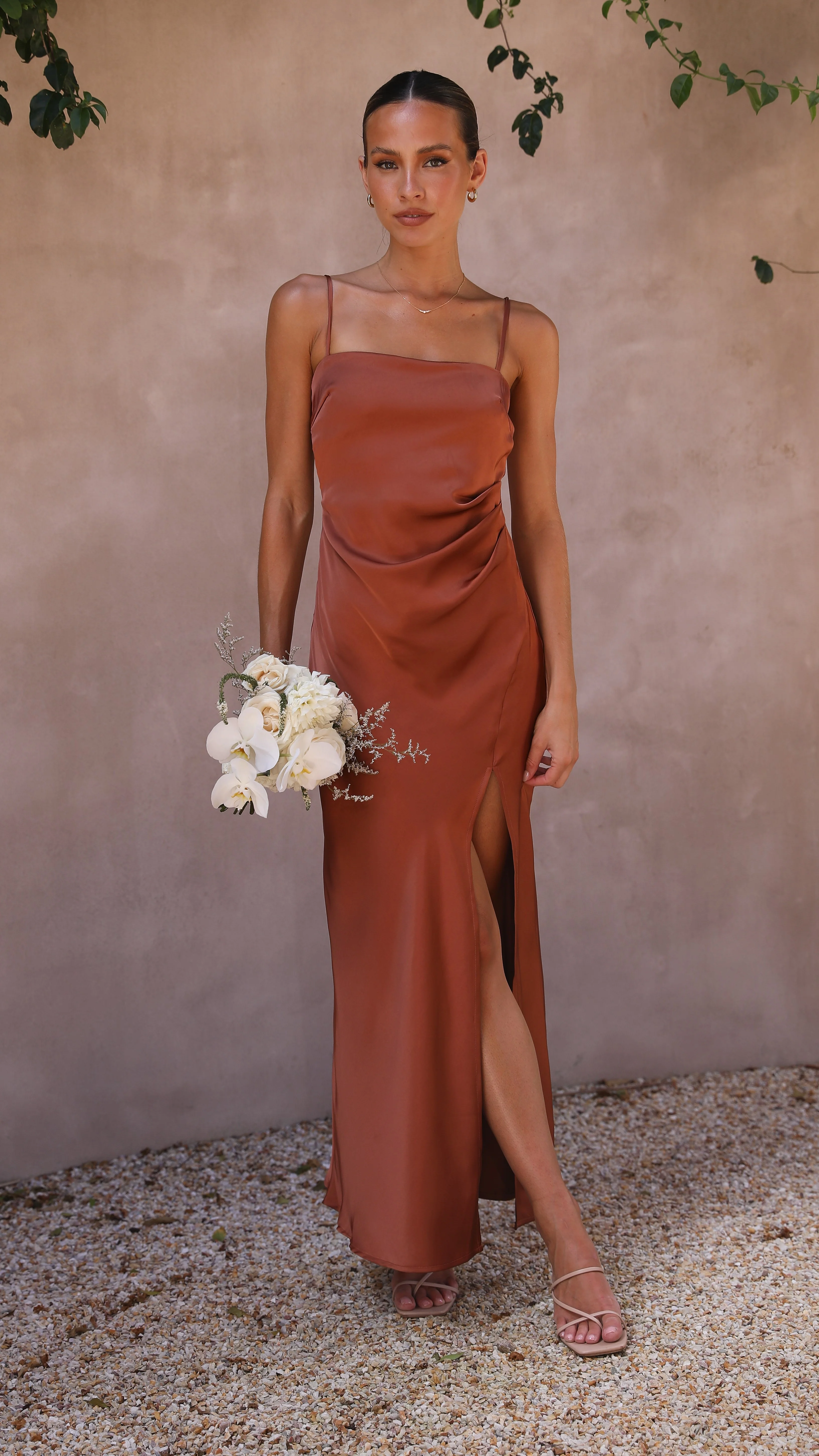 Ilana Maxi Dress - Copper