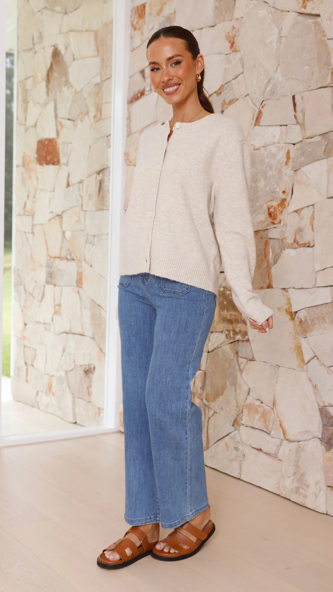 Carinna Knit Jumper - Beige