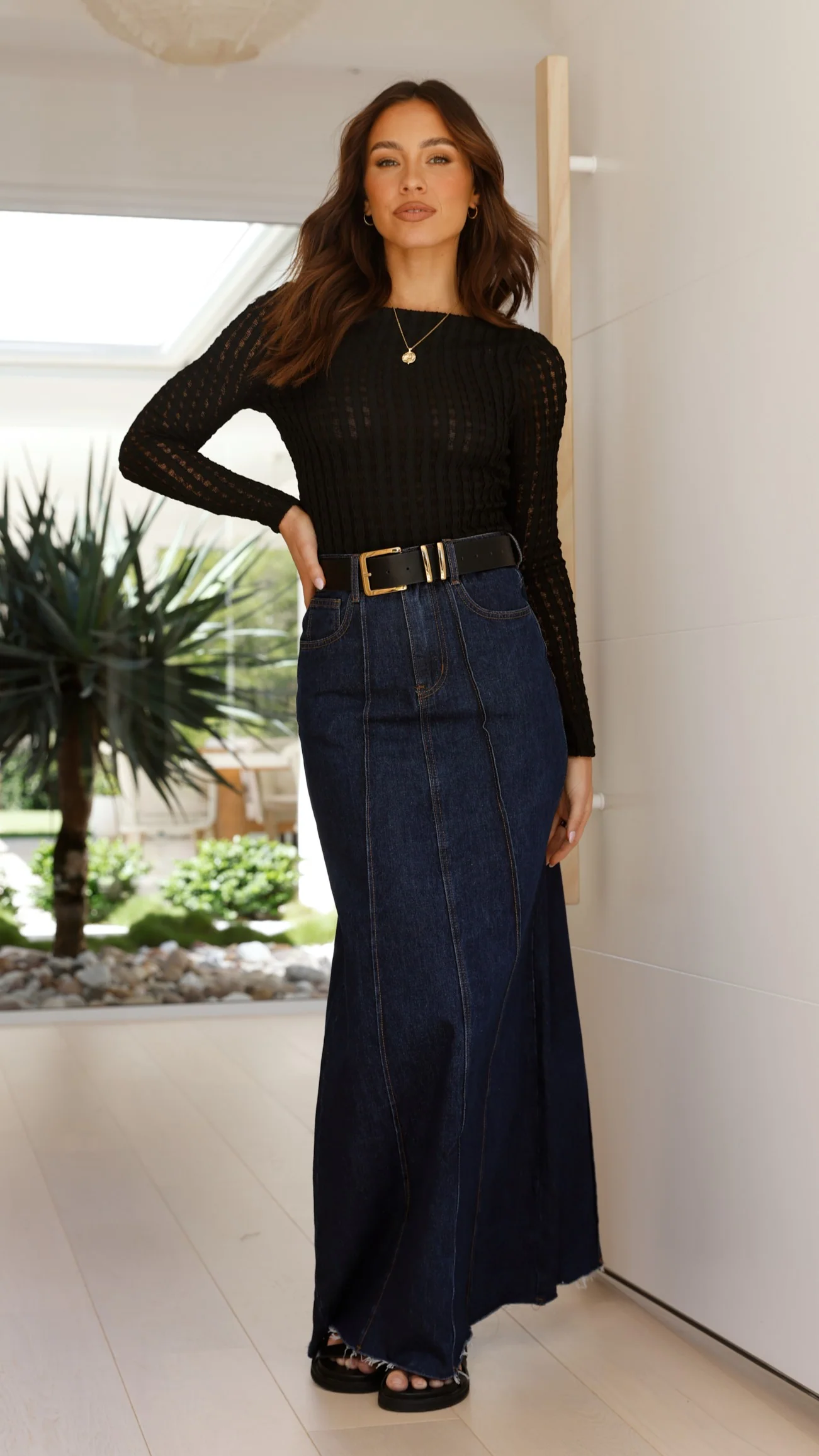 Sydney Long Sleeve Top - Black