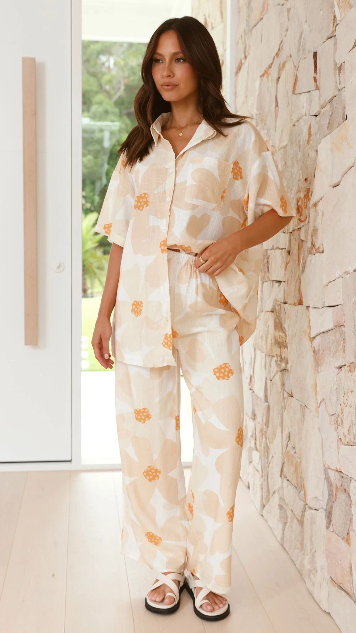 Mia Pants - Buttercup Floral