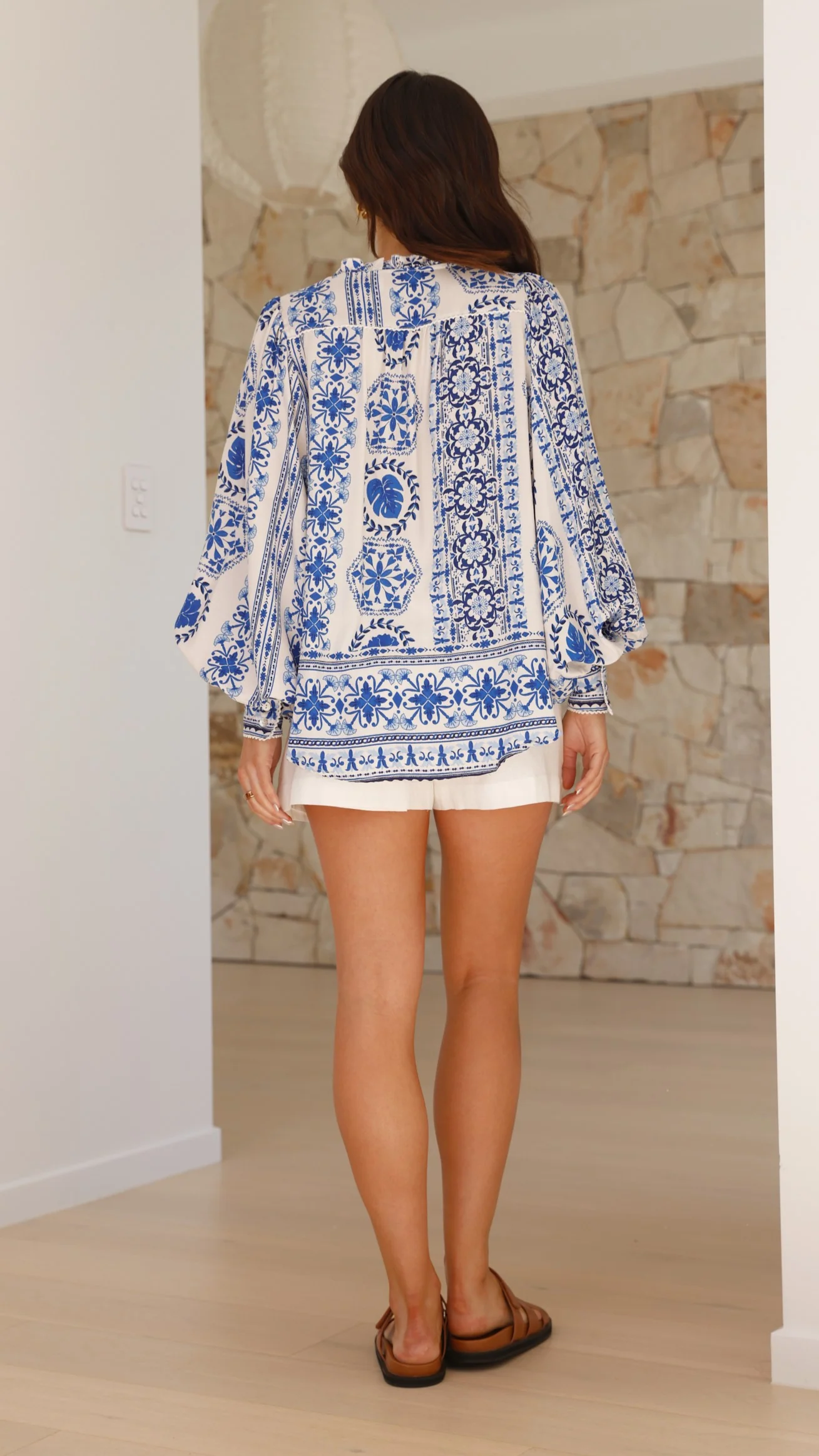 Taimo Top - Blue Print