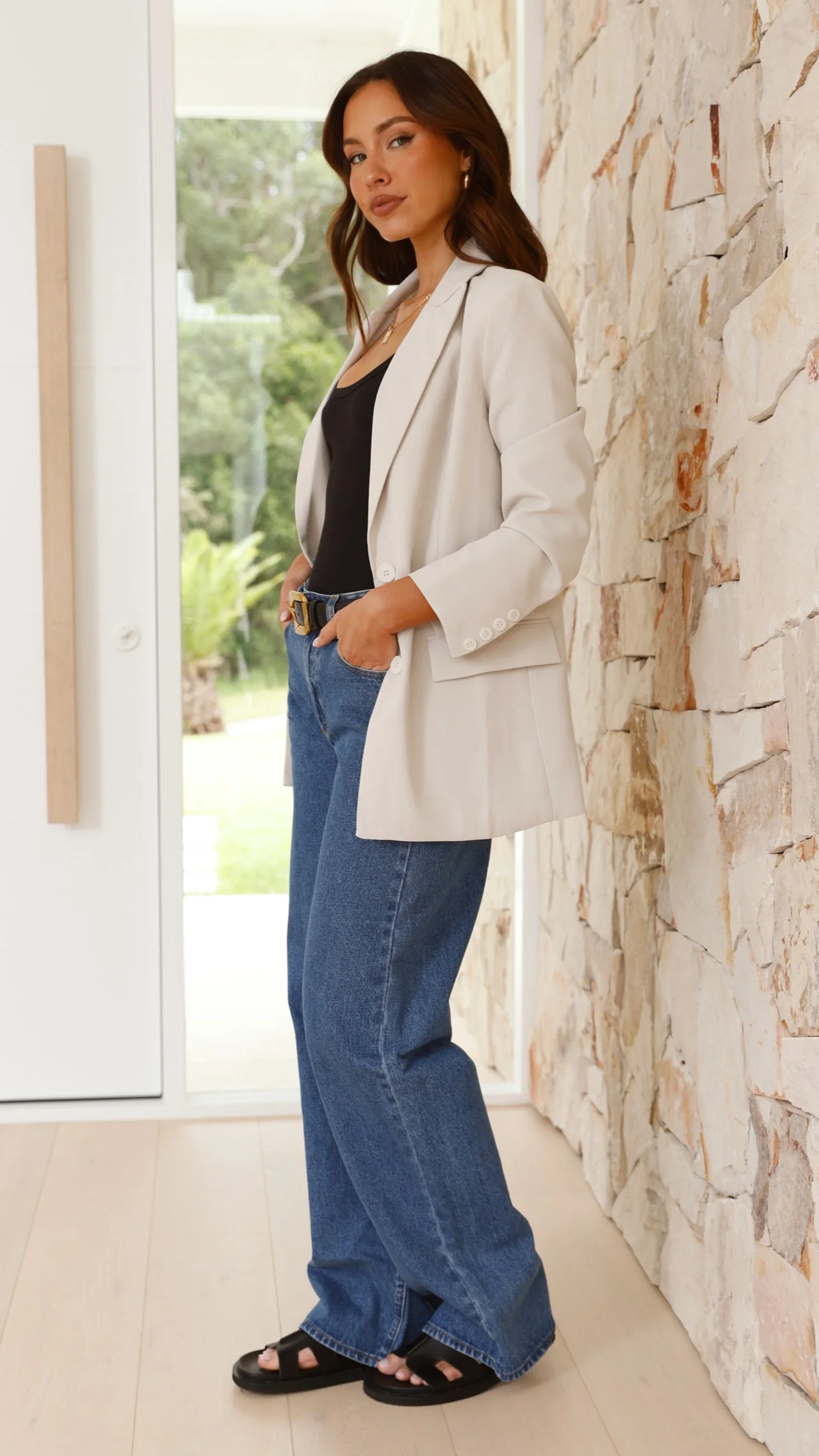 Lahayla Blazer - Oyster