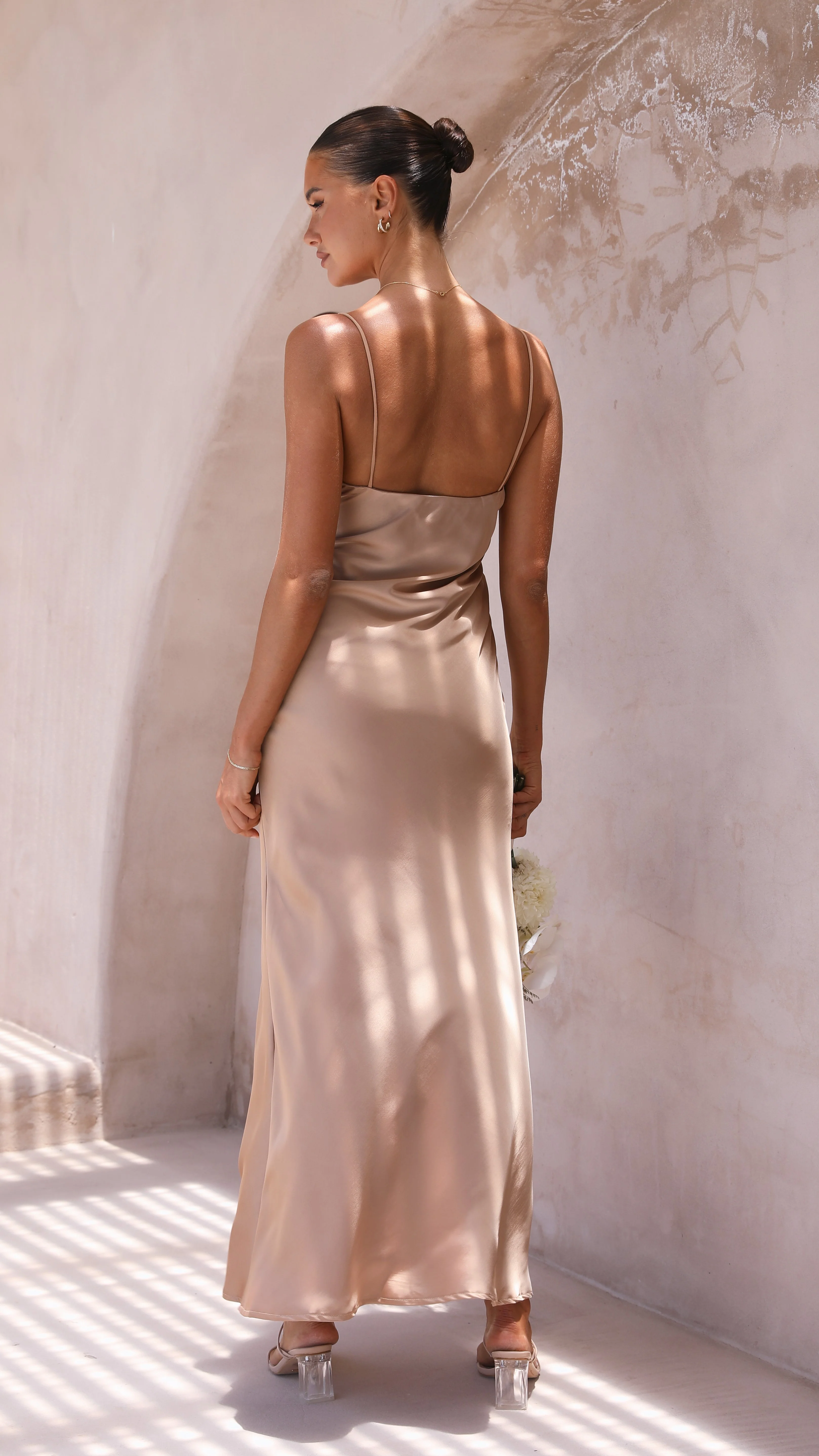Ziah Maxi Dress - Latte
