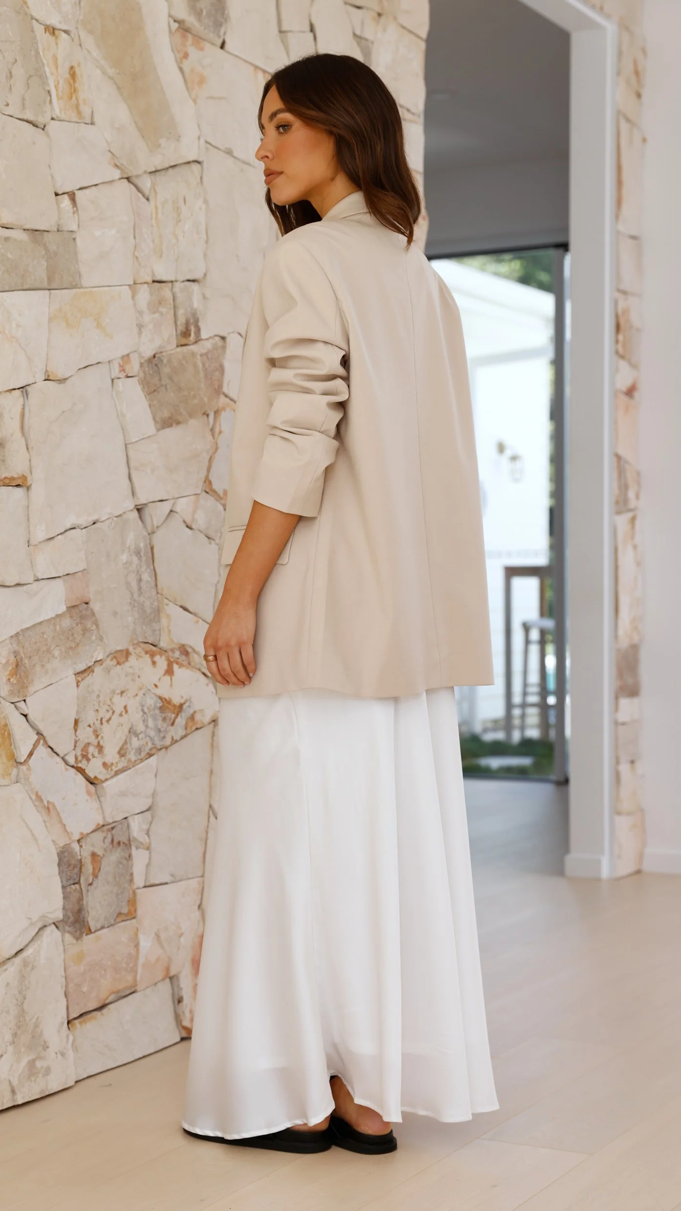 Maceo Maxi Skirt - White
