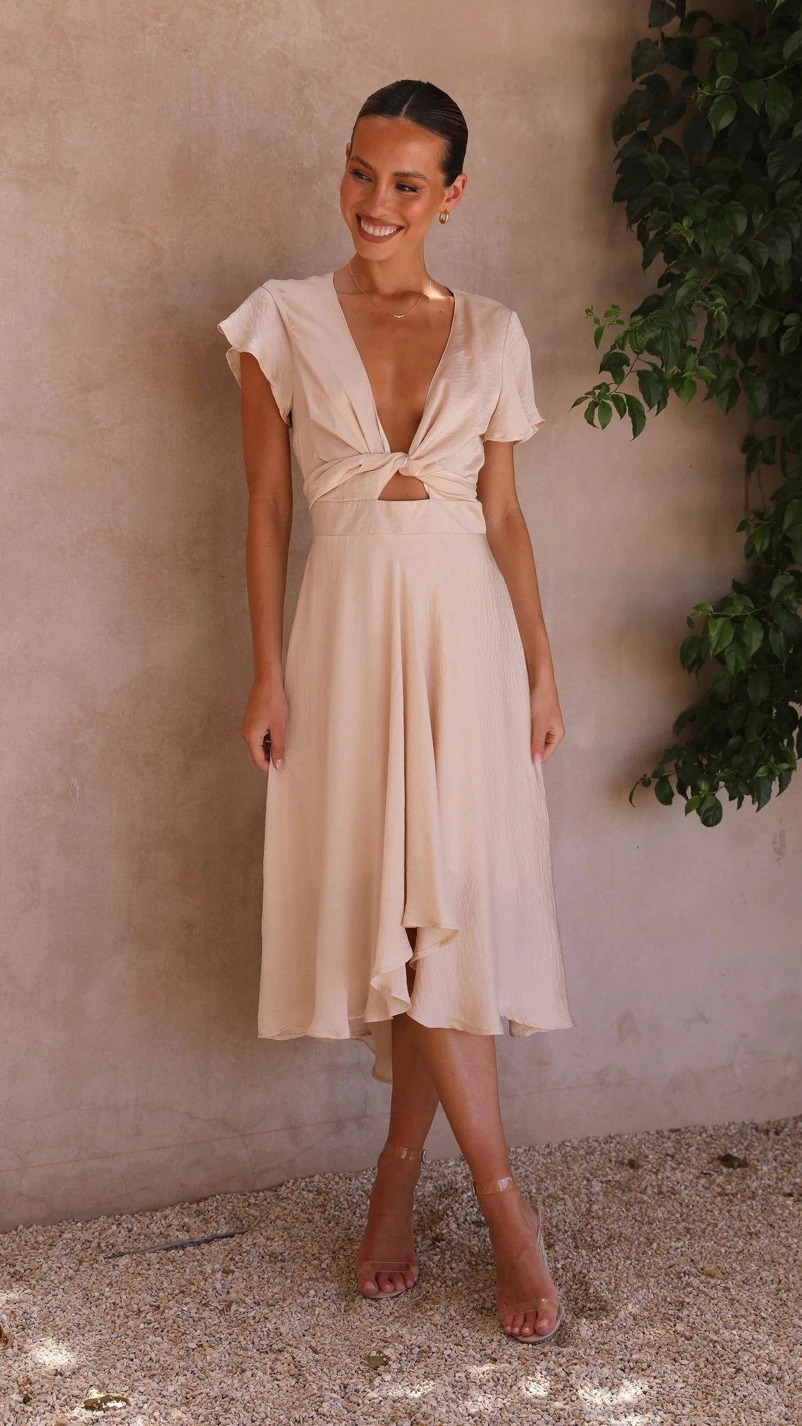 Sunny Daze Dress - Champagne