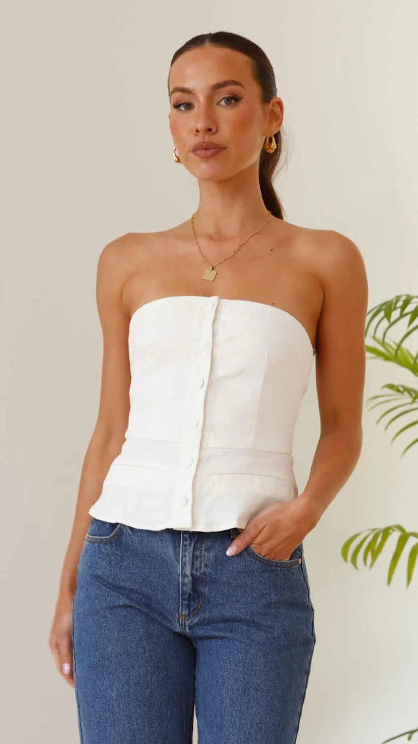 Jemma Top - White