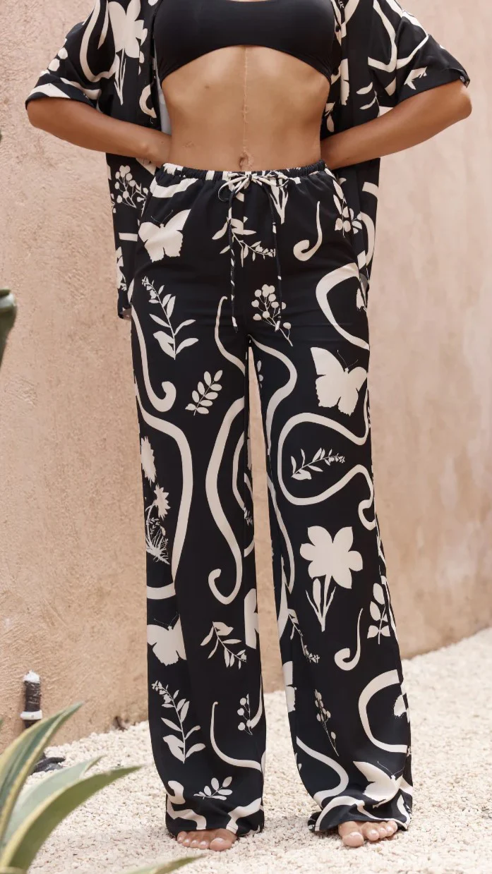 Leo Pant - Black / Sand