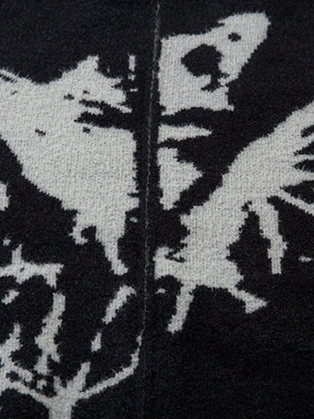 Aelfric Eden Butterfly Graphic Zip Up Cardigan