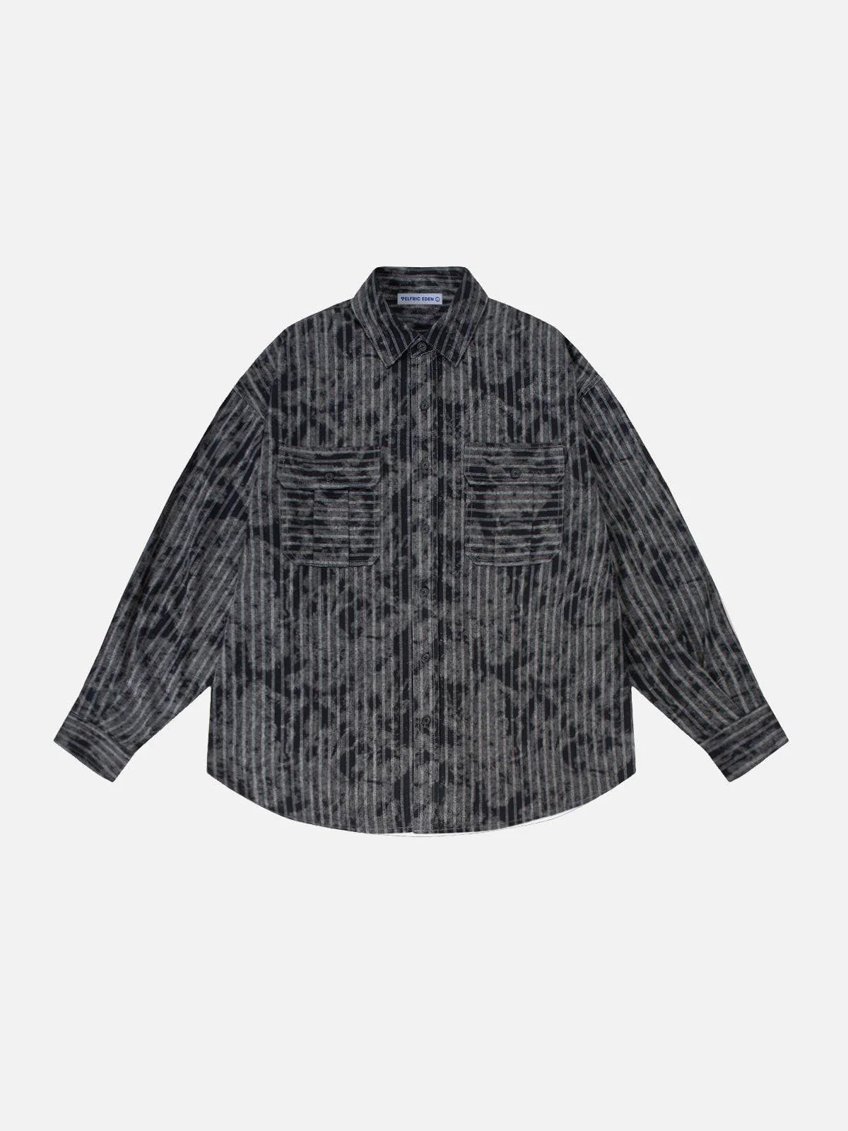 Aelfric Eden Tie Dye Texture Long Sleeve Shirt