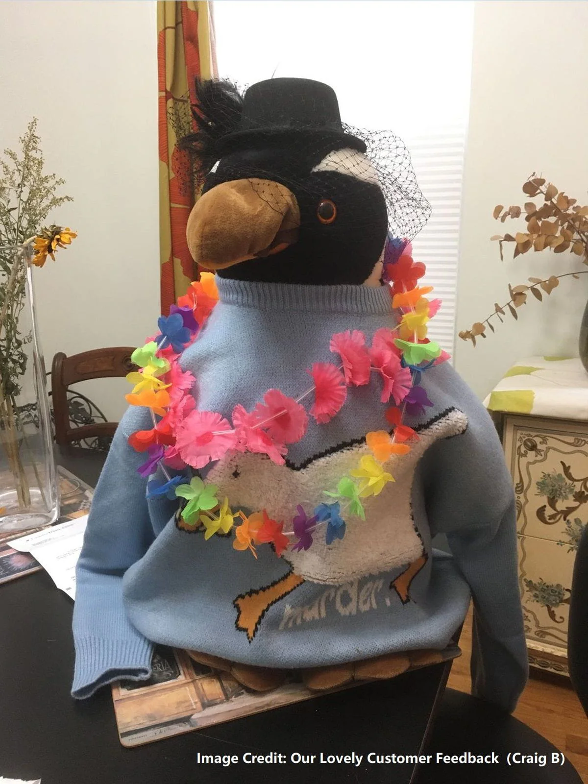 Aelfric Eden Cute Murder Goose Pattern Knit Sweater