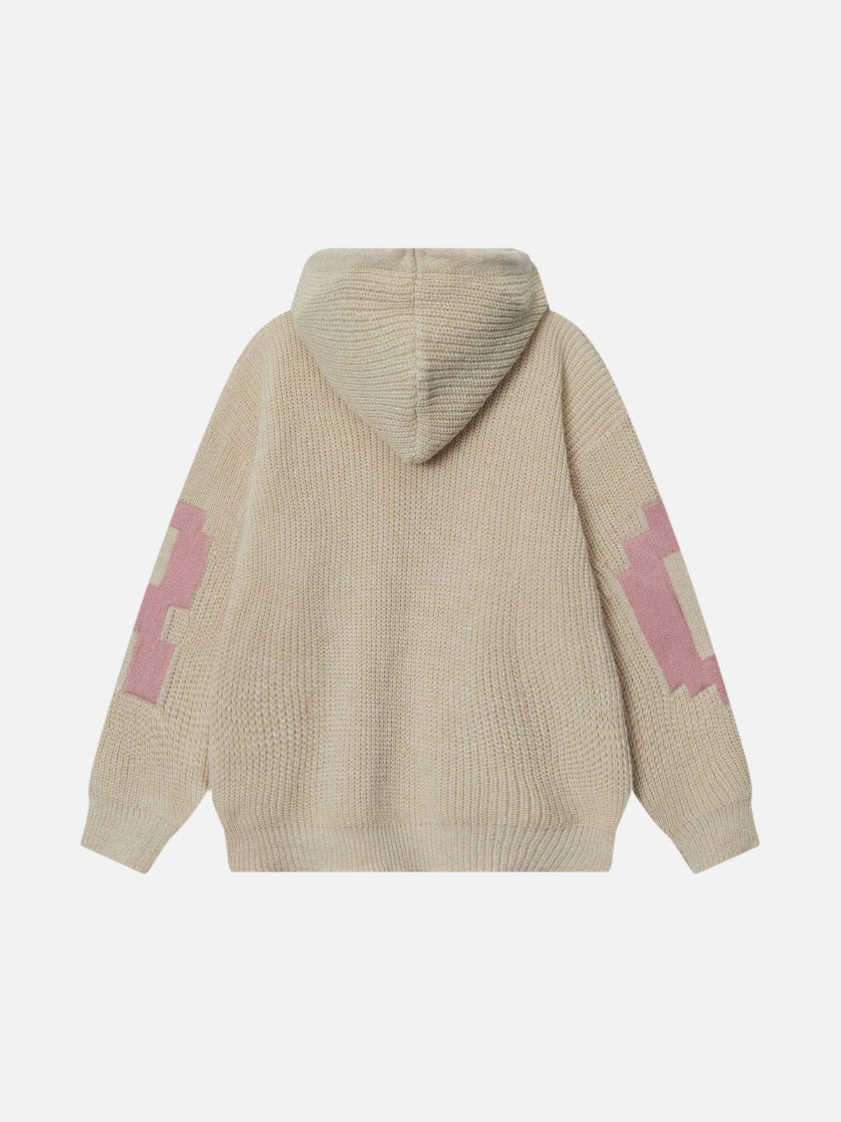 Aelfric Eden Letter Jacquard Knit Hoodie [Recommended by @rosee_20]