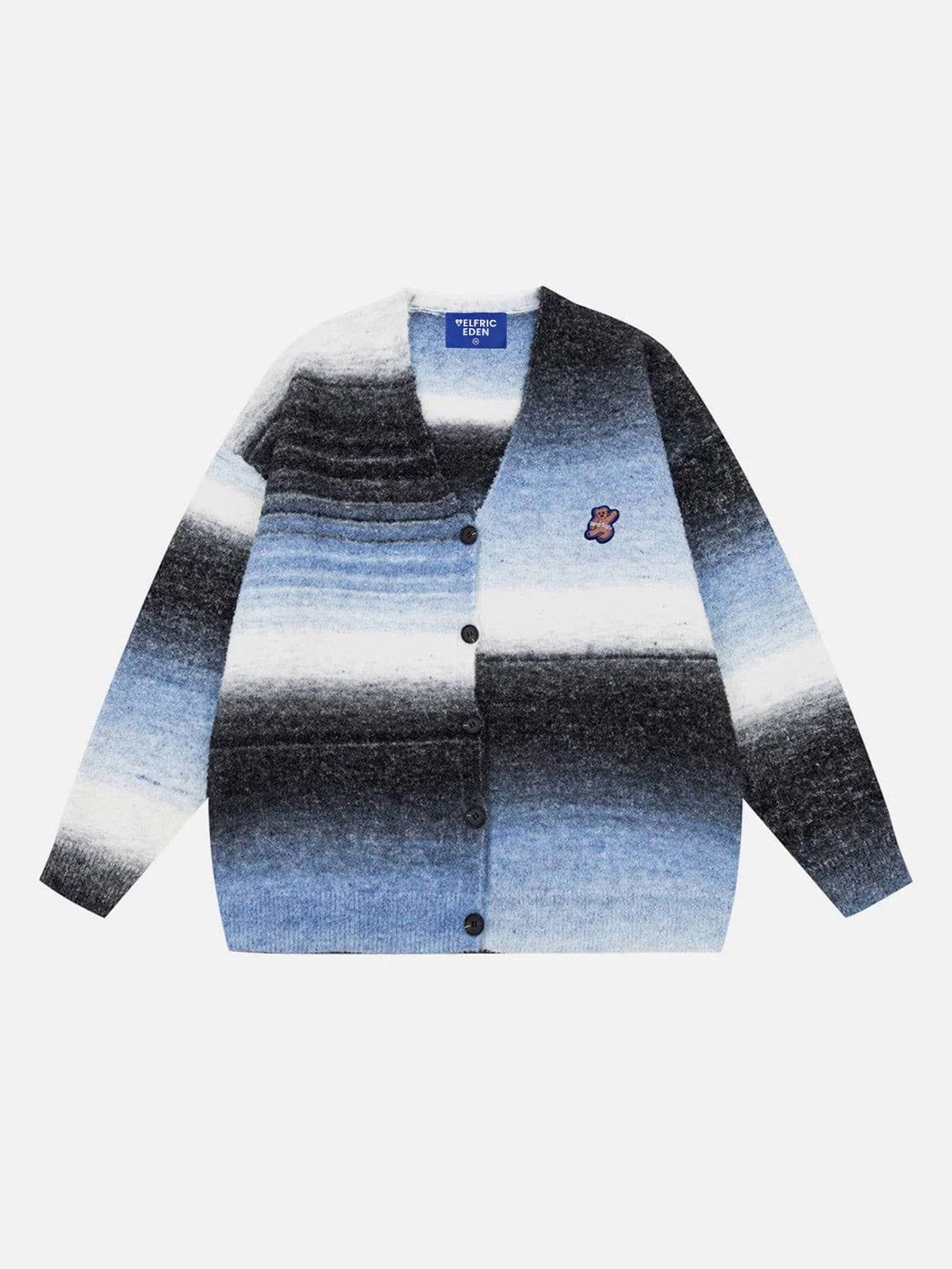 Aelfric Eden Applique Embroidery Gradient Cardigan