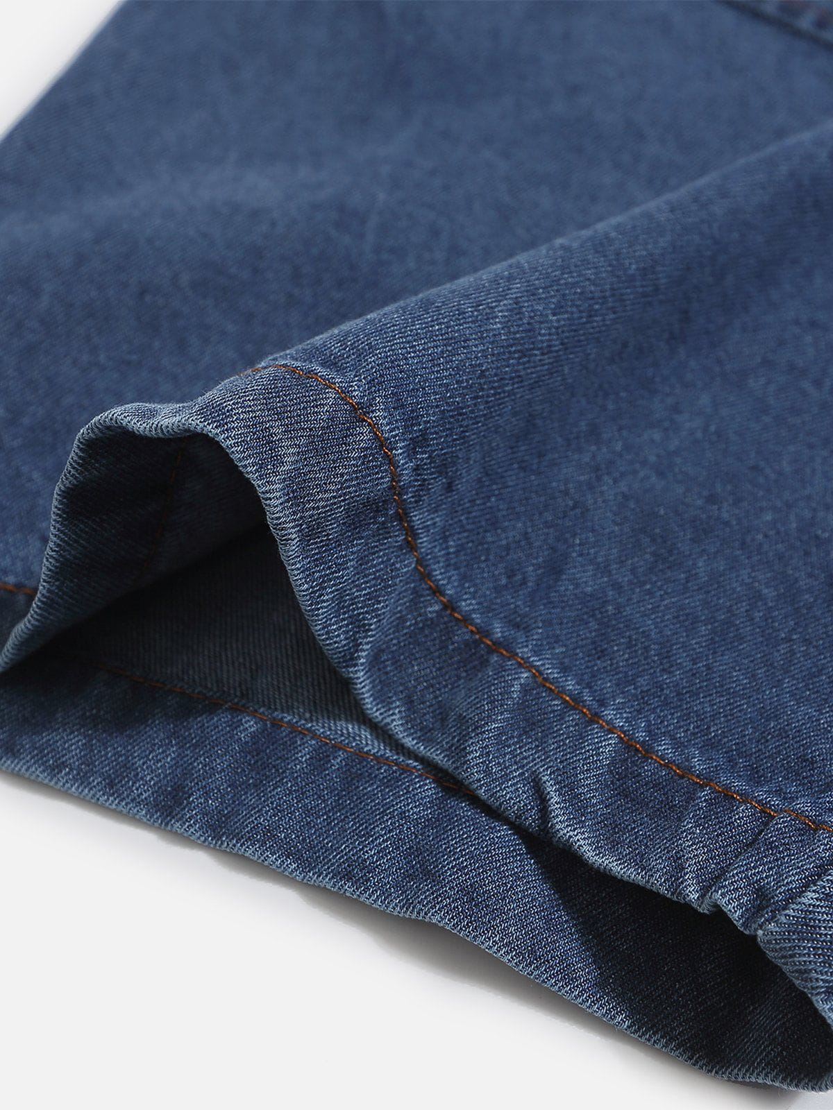 Aelfric Eden Embroidery Cat Denim Short Sleeve Shirt