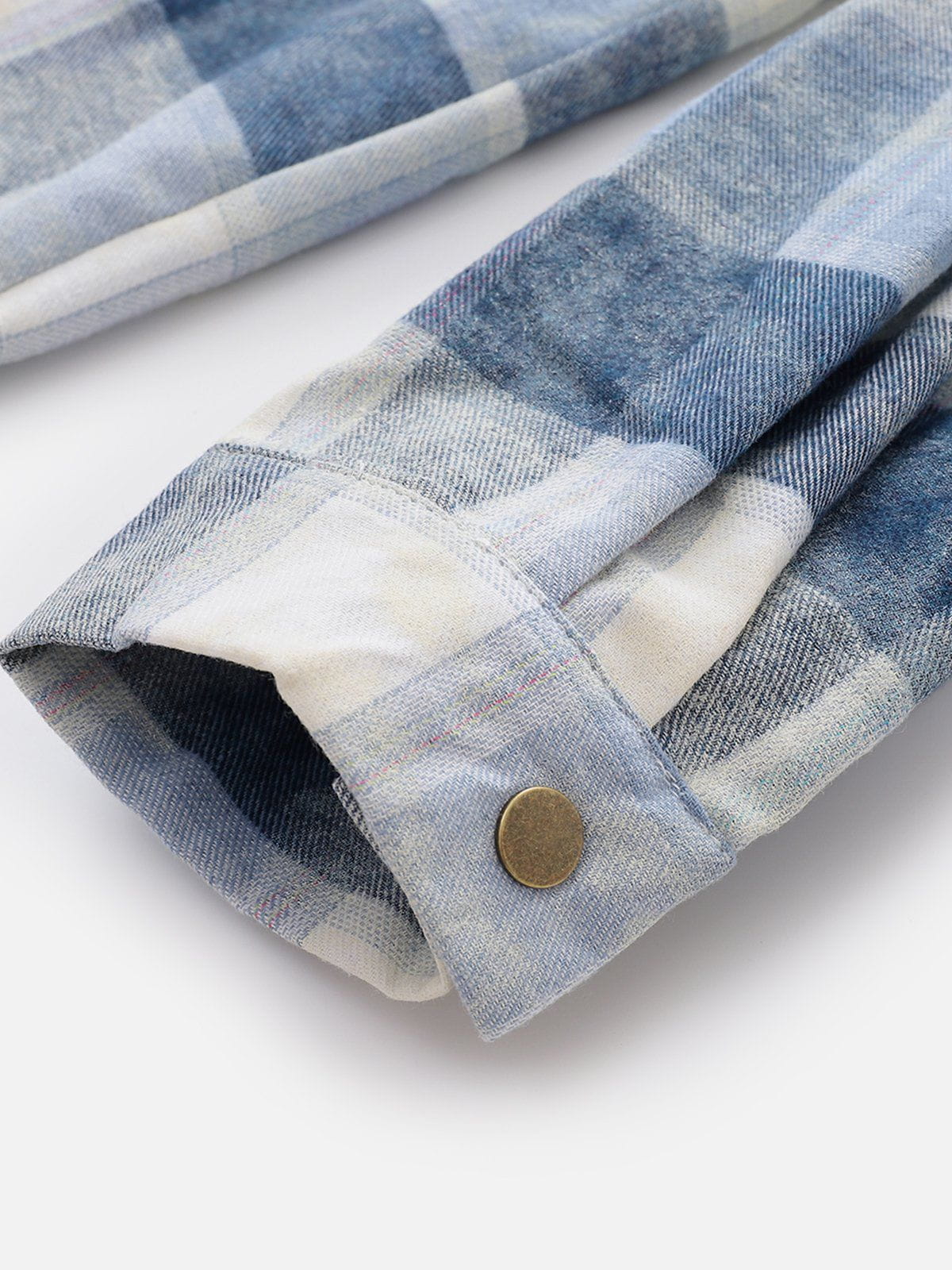 Aelfric Eden Plaid Zip Up Long Sleeve Shirt