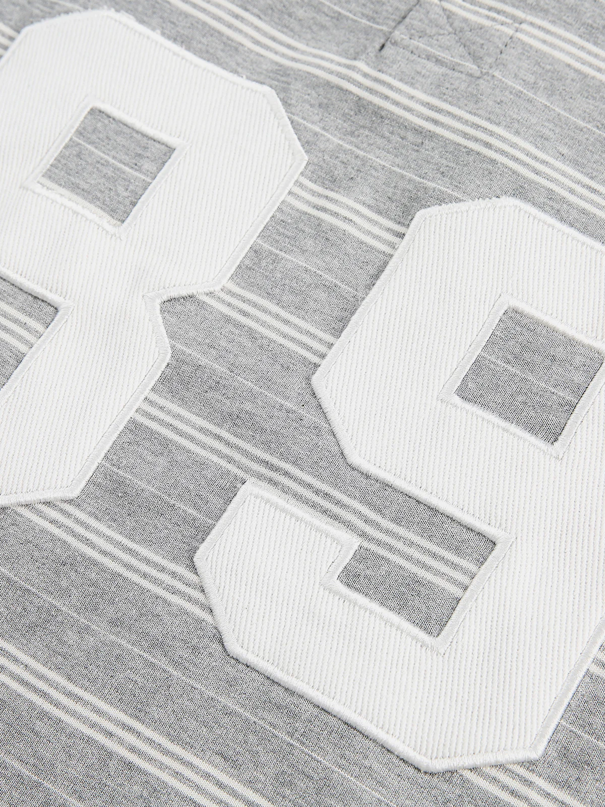 Aelfric Eden  Applique Embroidery Polo Long Sleeve Tee