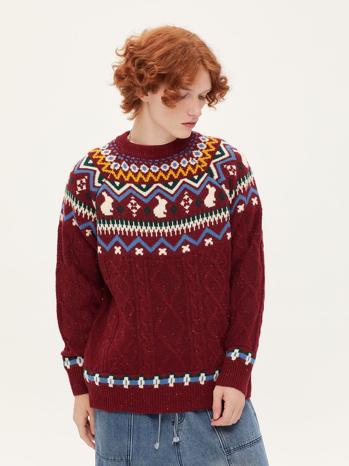 Aelfric Eden Fair Isle Knit Sweater