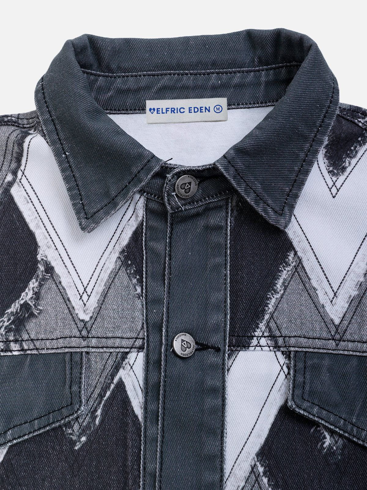 Aelfric Eden Heart Patchwork Short Sleeve Shirt