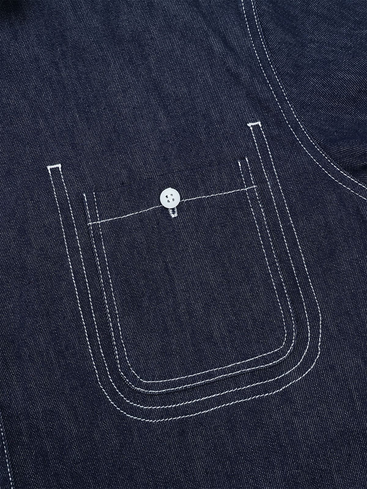 Aelfric Eden Pocket Denim Short Sleeve Shirt