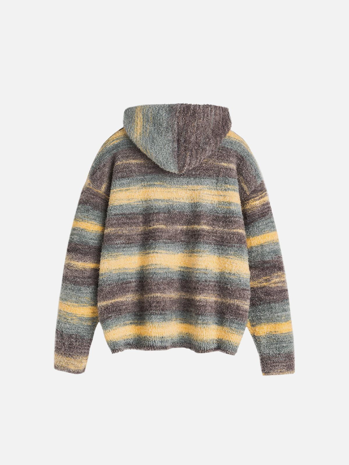 Aelfric Eden Gradient Stripe Knit Hoodie