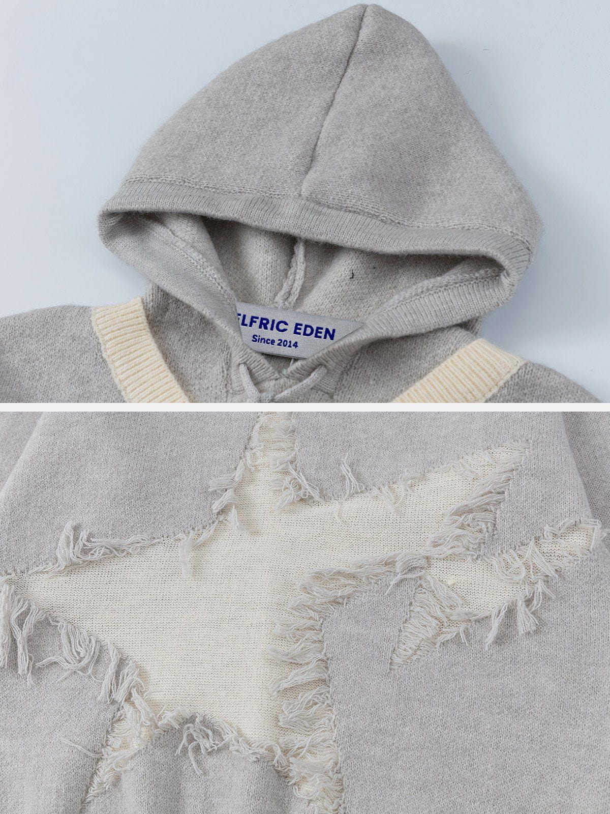 Aelfric Eden Distressed Knitting Hoodie