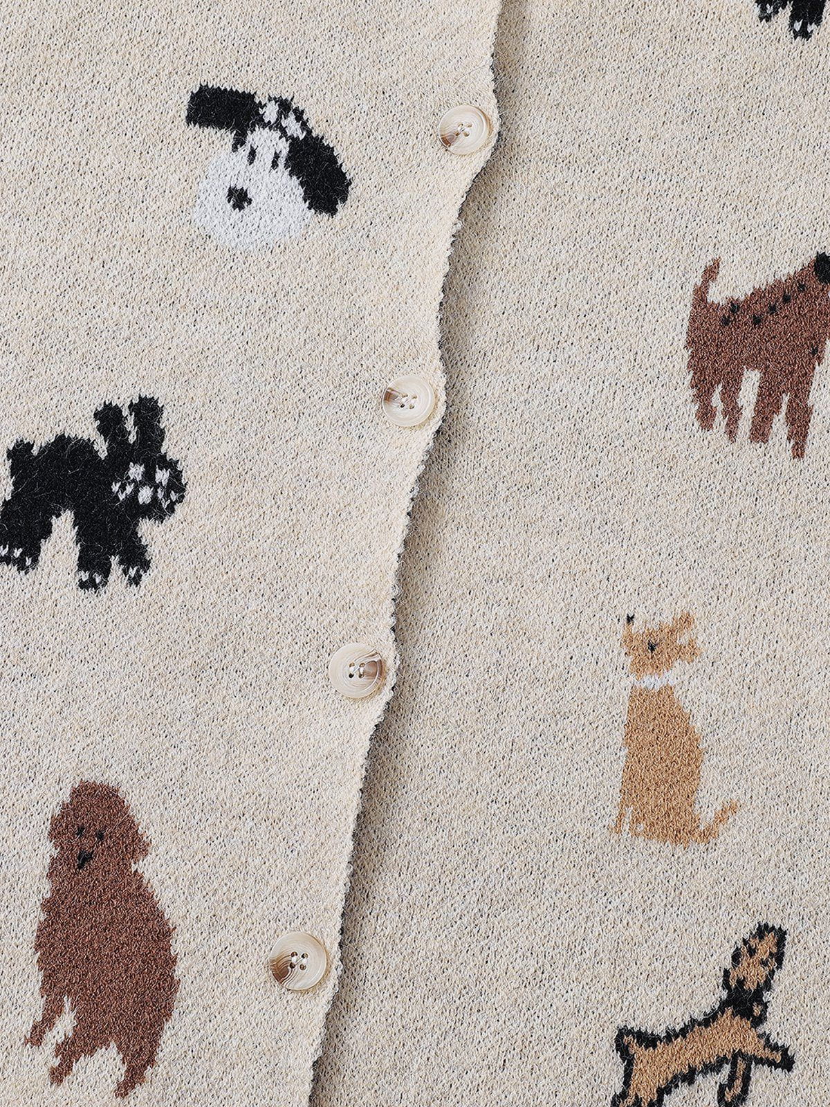 Aelfric Eden Cartoon Animal Graphic Cardigan