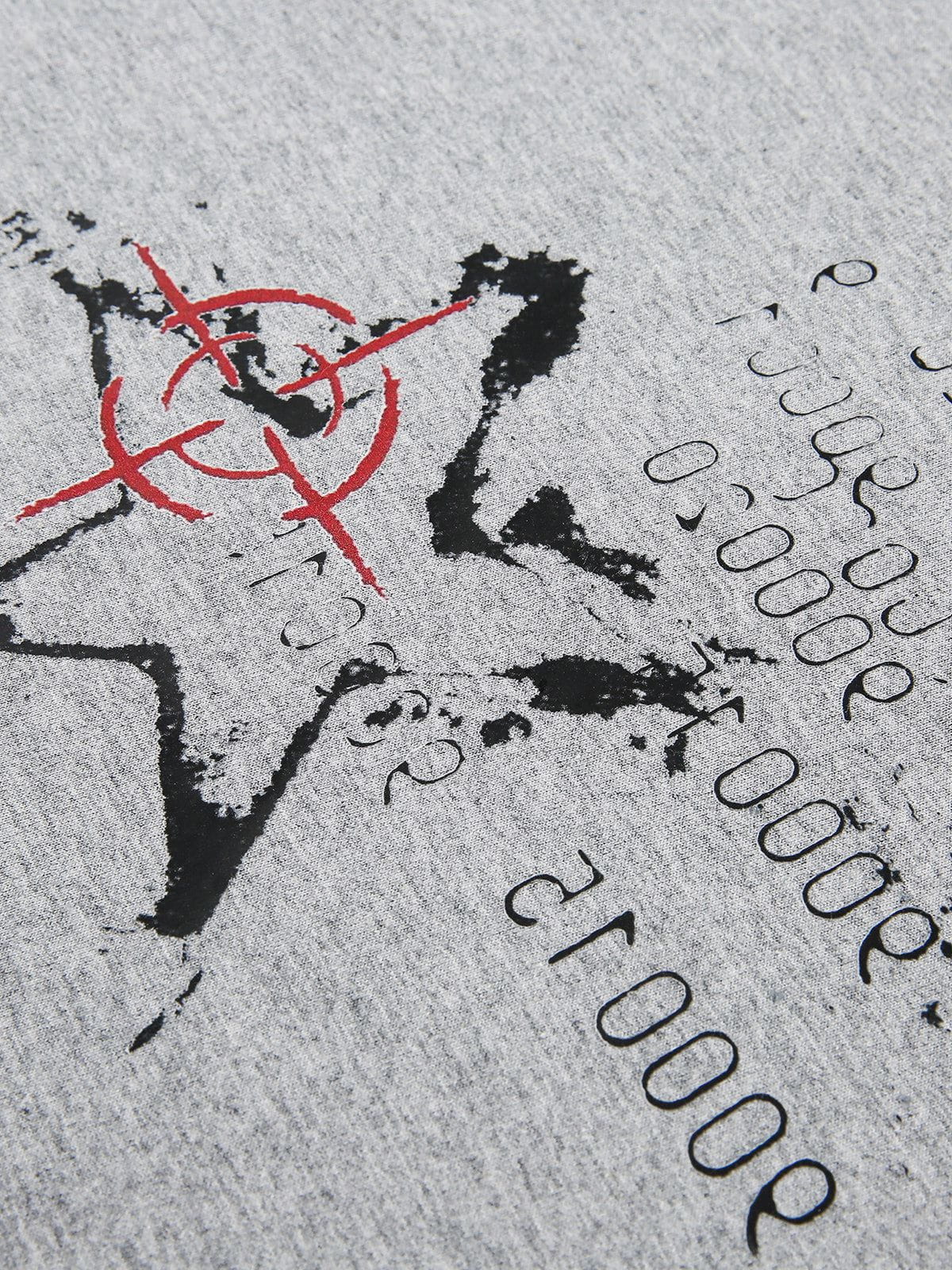 Aelfric Eden Blurring Print Two Layer Long Sleeve Tee