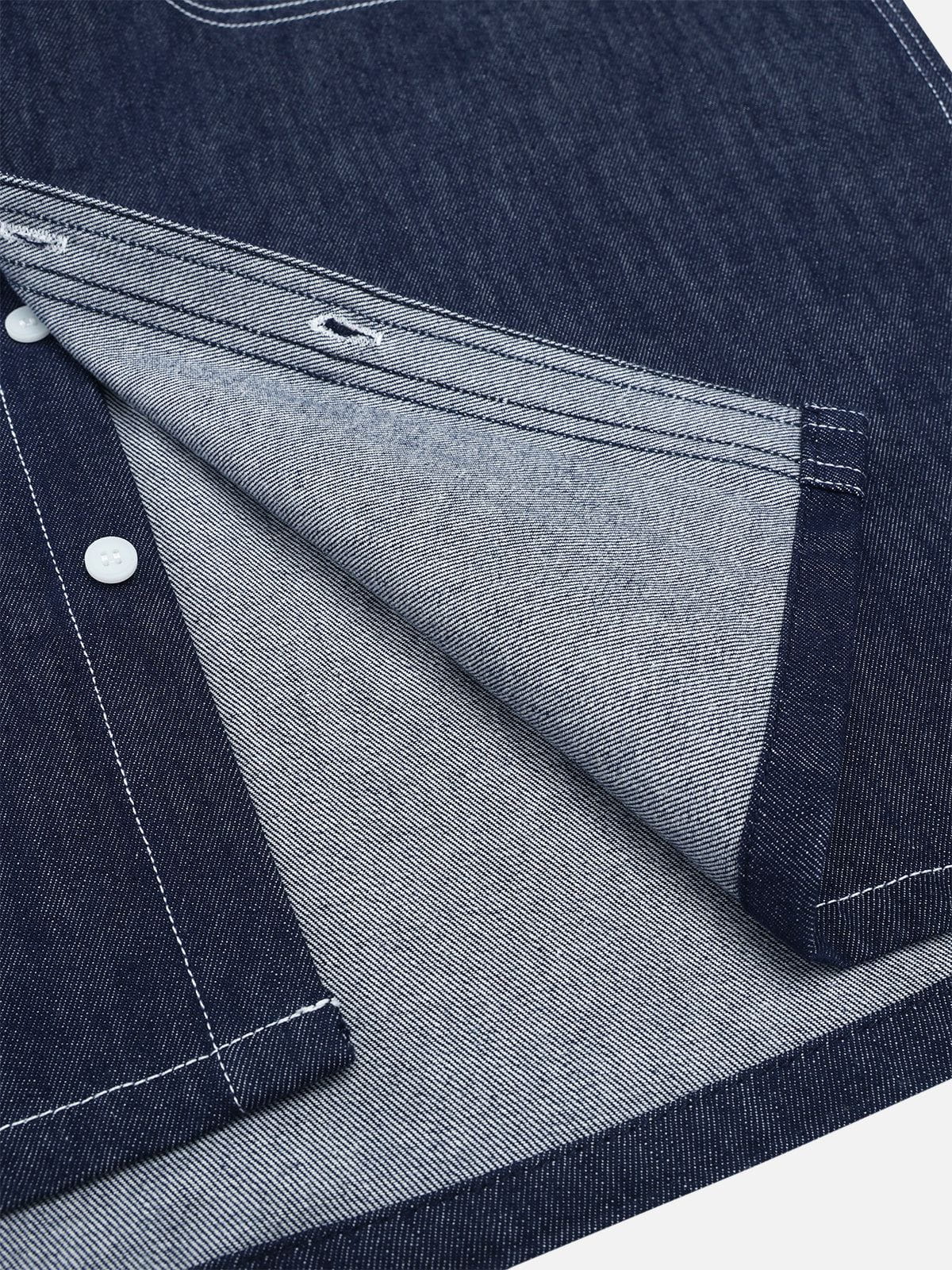 Aelfric Eden Pocket Denim Short Sleeve Shirt