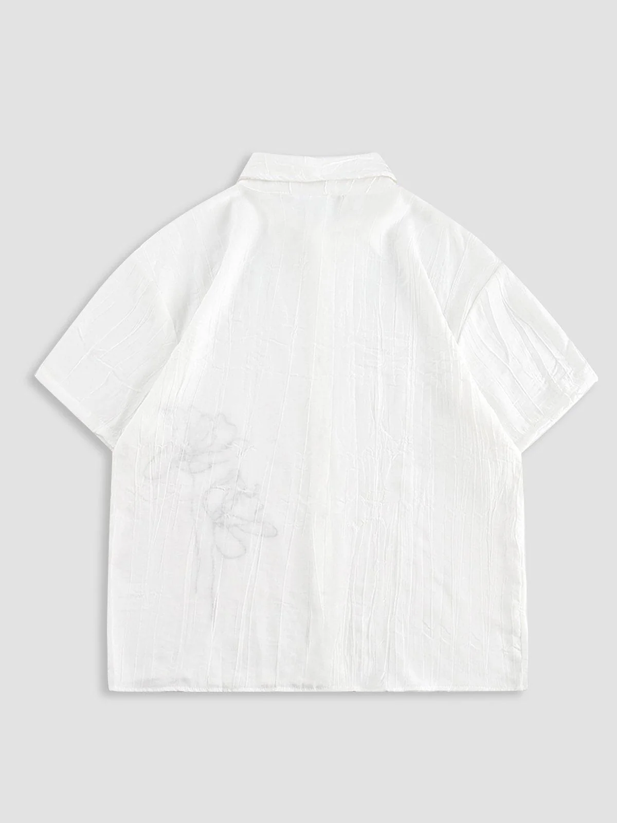 Aelfric Eden Flower Texture Short Sleeve Shirt