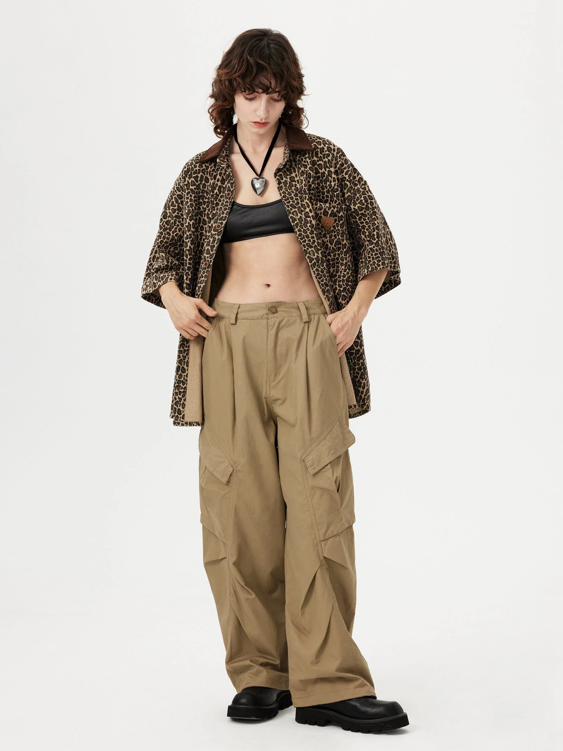 Aelfric Eden Light Leopard Print Short Sleeve Shirt