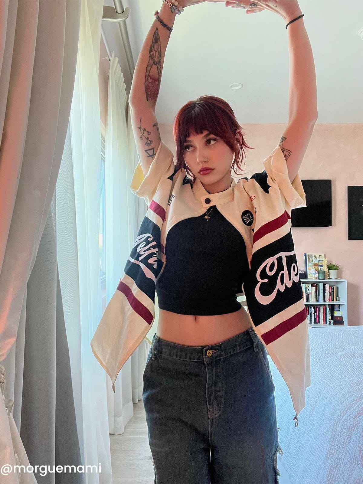 Aelfric Eden Zipper Stitching Racing Short Sleeve Shirt