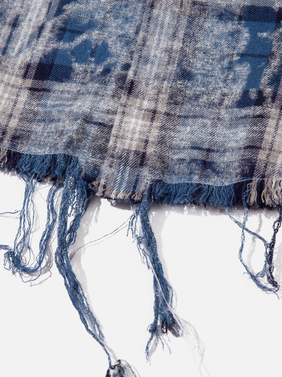 Aelfric Eden Tie Dye Plaid Short Sleeve Shirt