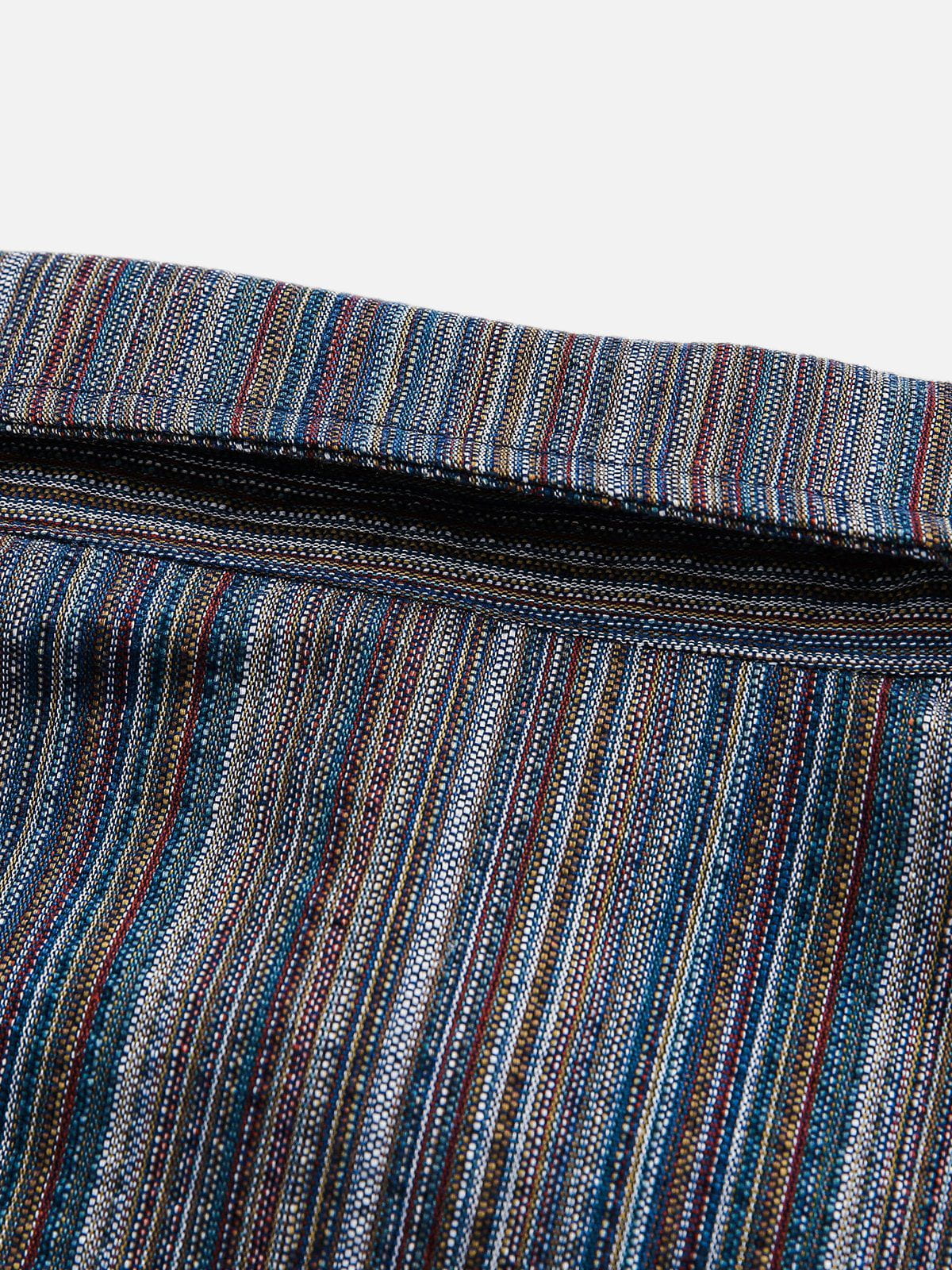 Aelfric Eden Stripe Necktie Short Sleeve Shirt