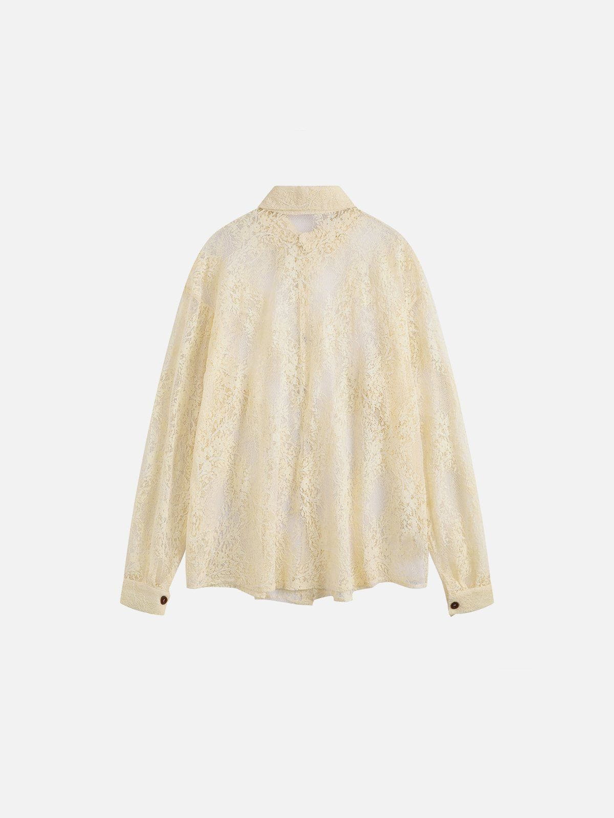 Aelfric Eden Flower Cut-Out Long Sleeve Shirt