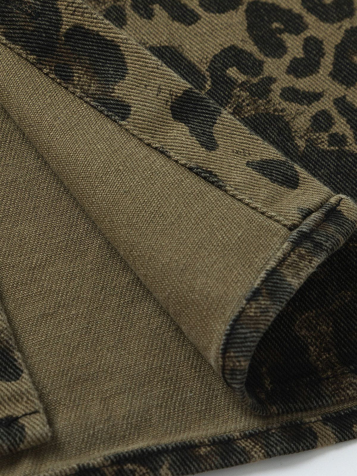 Aelfric Eden Leopard Print Long Sleeve Shirt