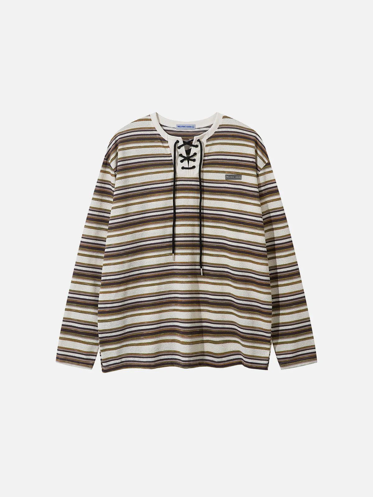 Aelfric Eden Tied Neckline Knit Long Sleeve Tee