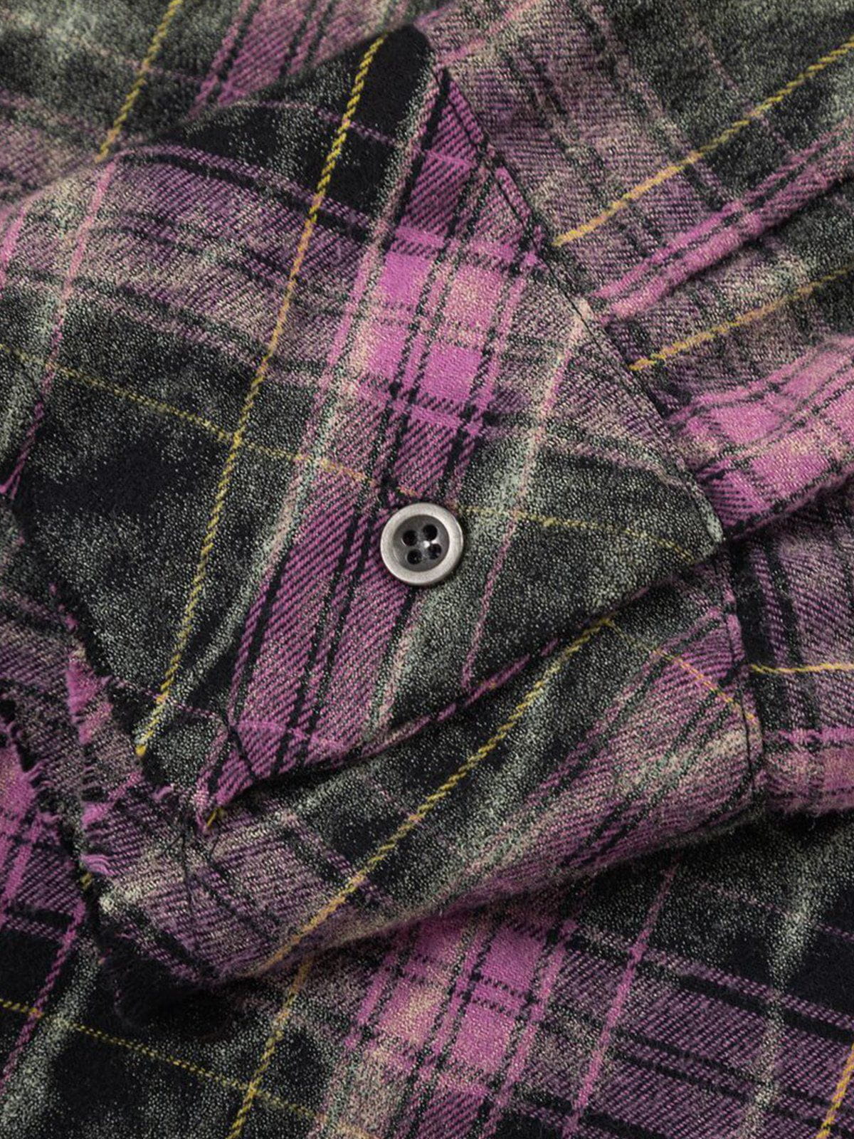 Aelfric Eden Plaid Washed Long Sleeve Shirt