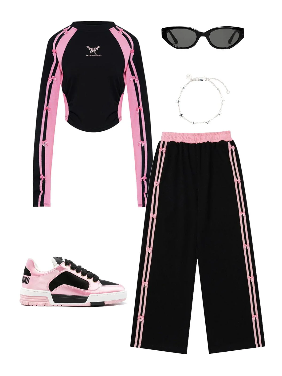 Aelfric Eden Embroidery Butterfly Long Sleeve Tee