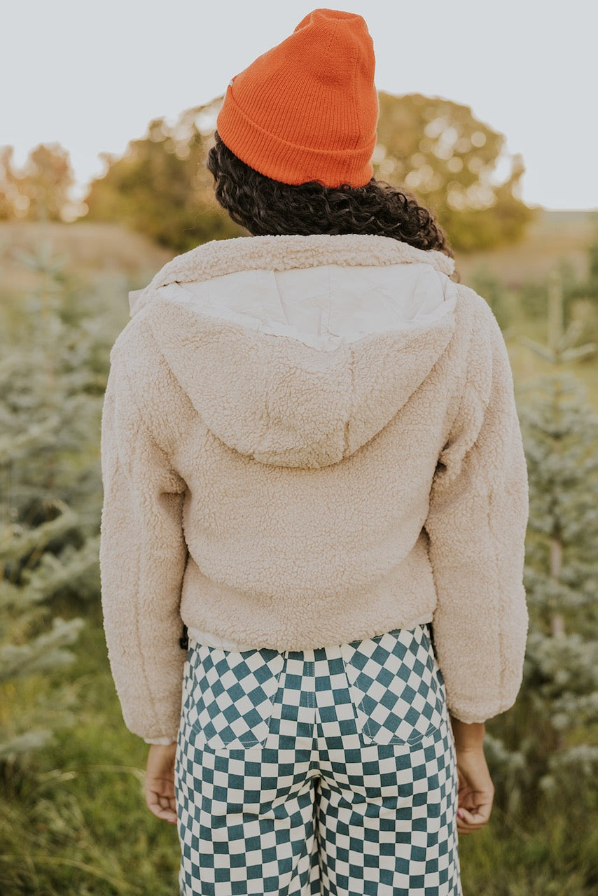 Old School Scene Sherpa Hooded Jacket