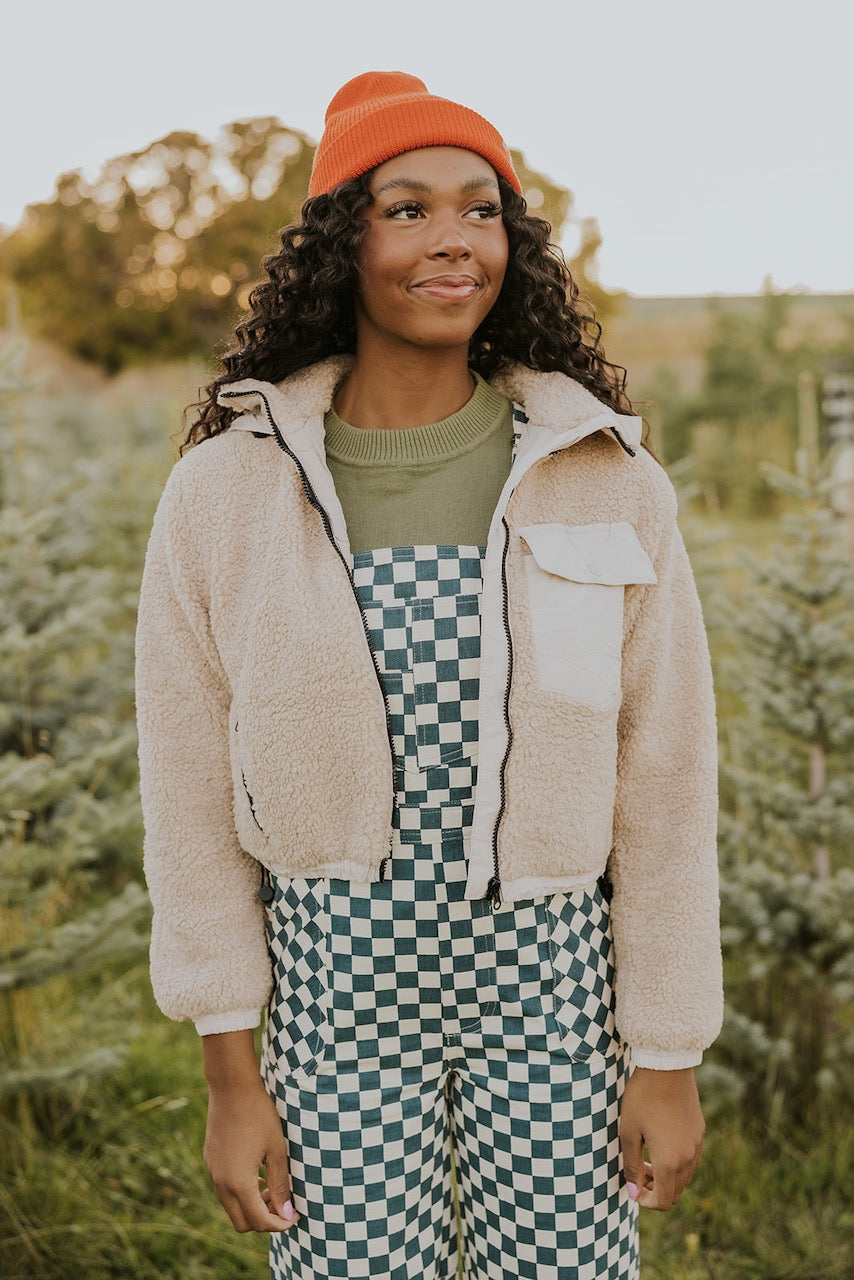 Old School Scene Sherpa Hooded Jacket