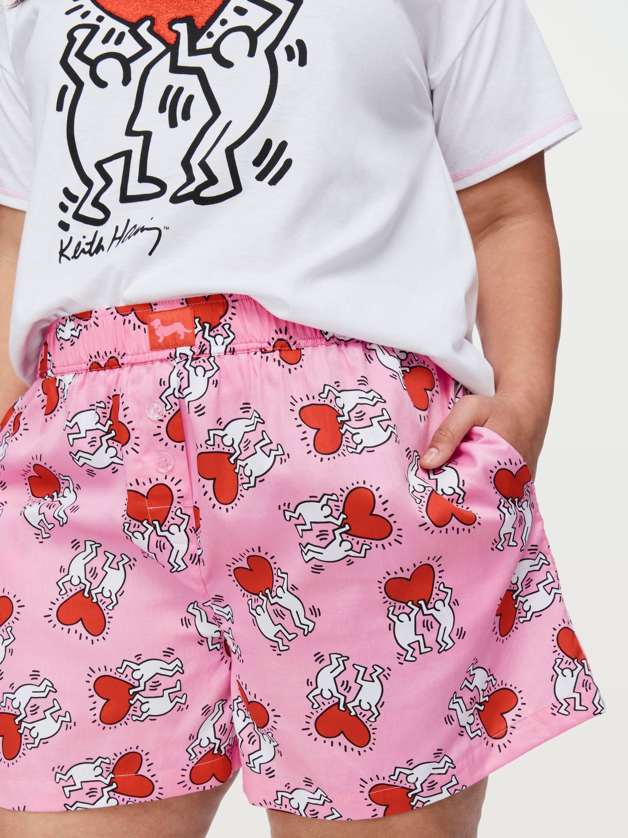 p-a-plus-keith-haring-short