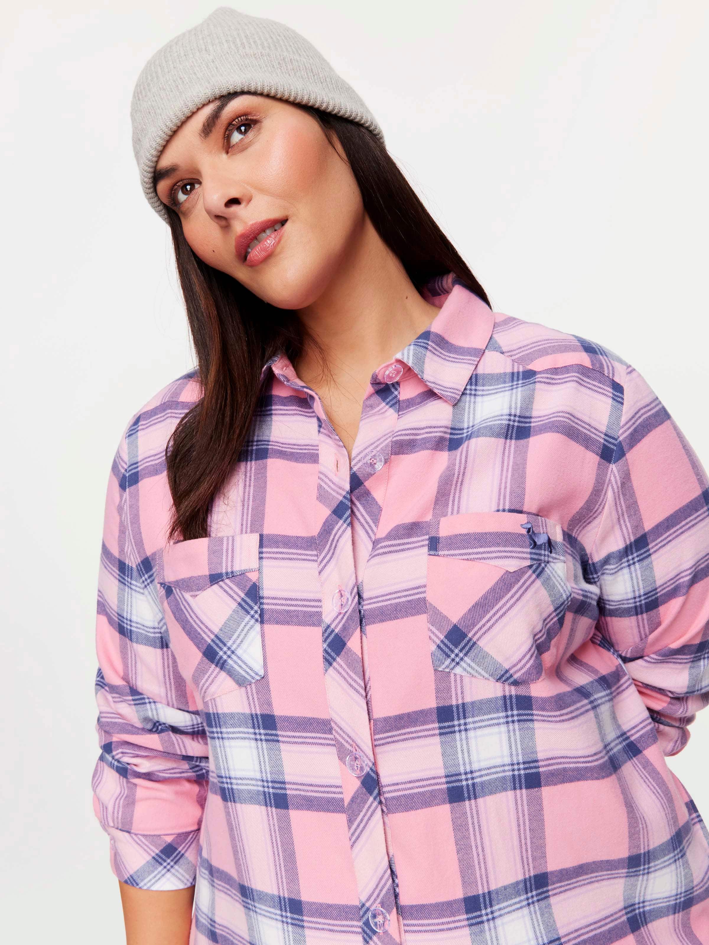 P.A. Plus Western Check Flannelette Nightshirt