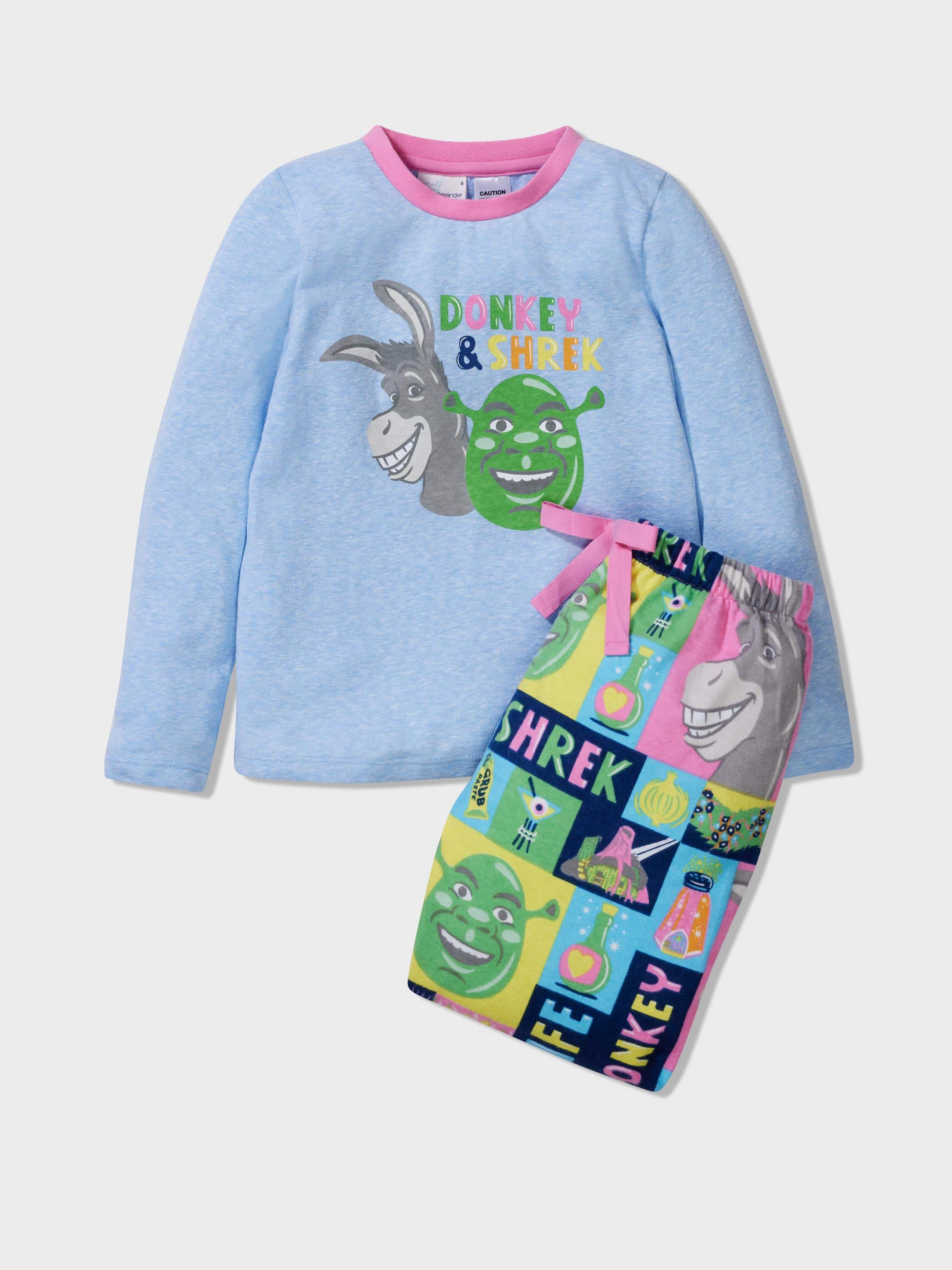 Girls Shrek Pj Set