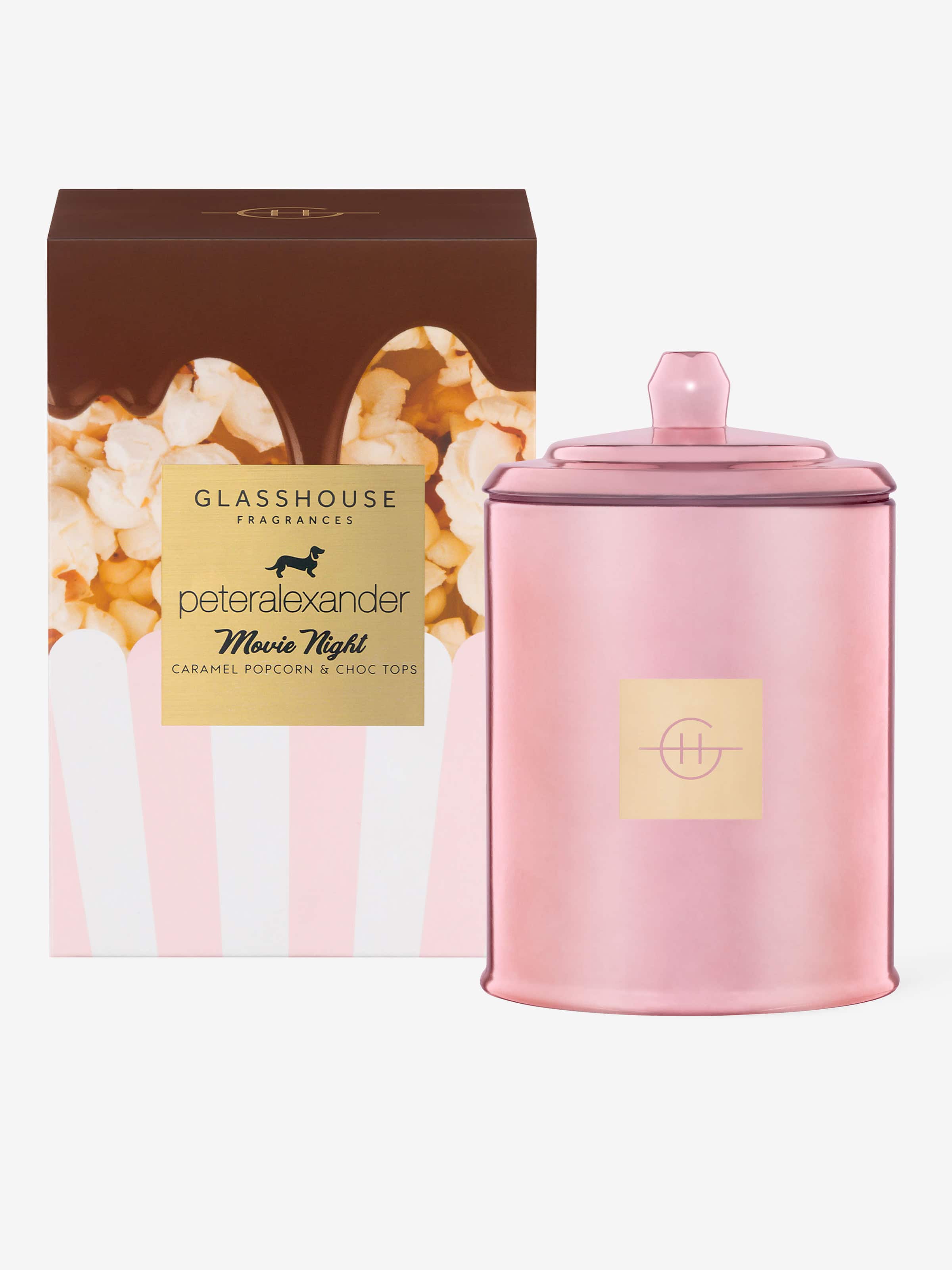 Glasshouse Fragrances Limited Edition Movie Night 760G Candle