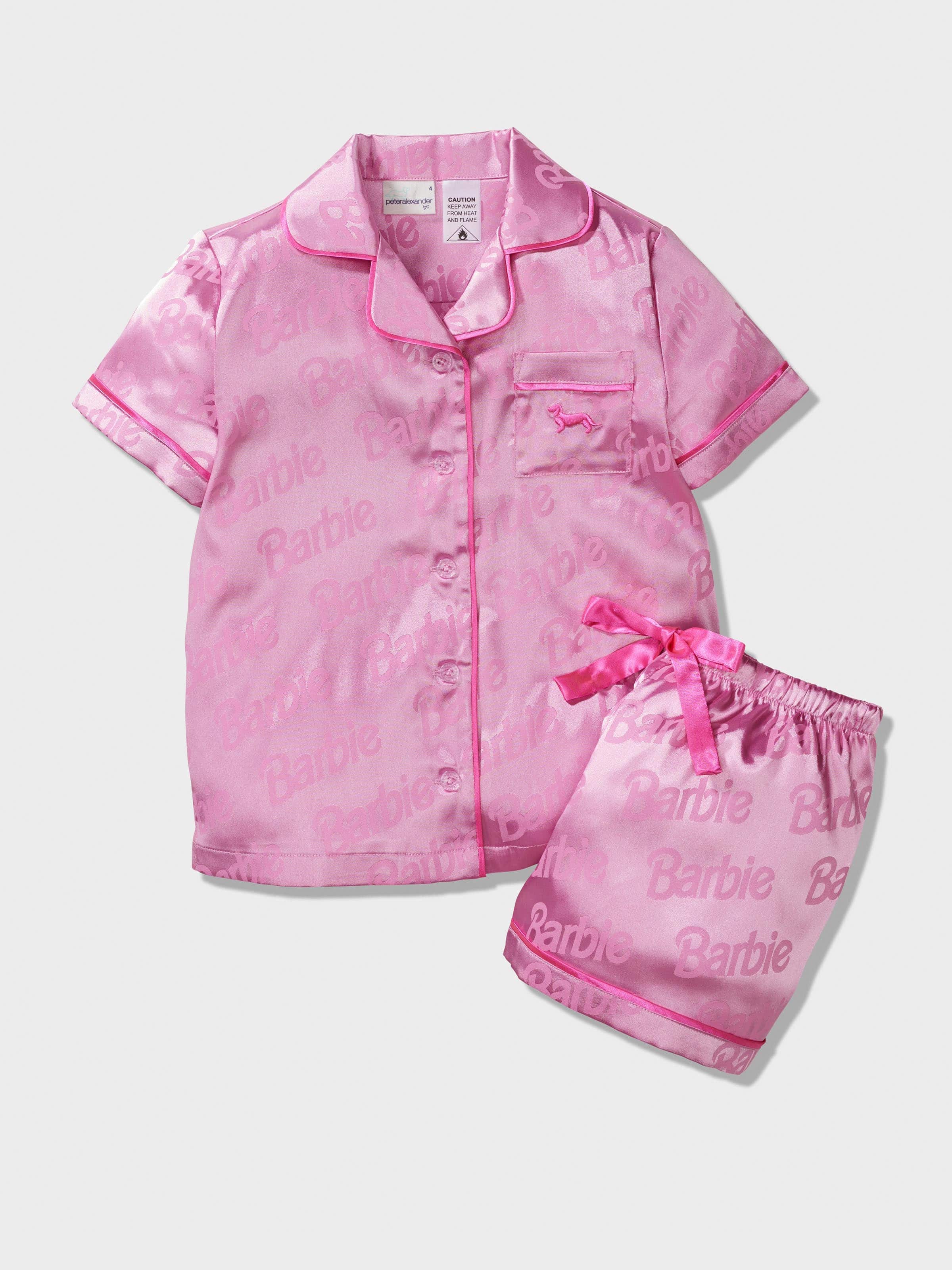 Girls Barbie Satin Pj Set girls-barbie-satin-pj-set