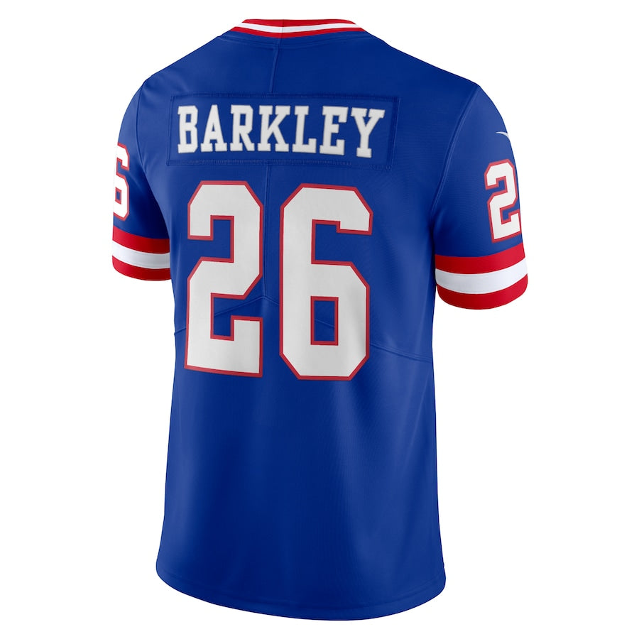 NY.Giants 26 Saquon Barkley Royal Classic Vapor Limited Player Jersey